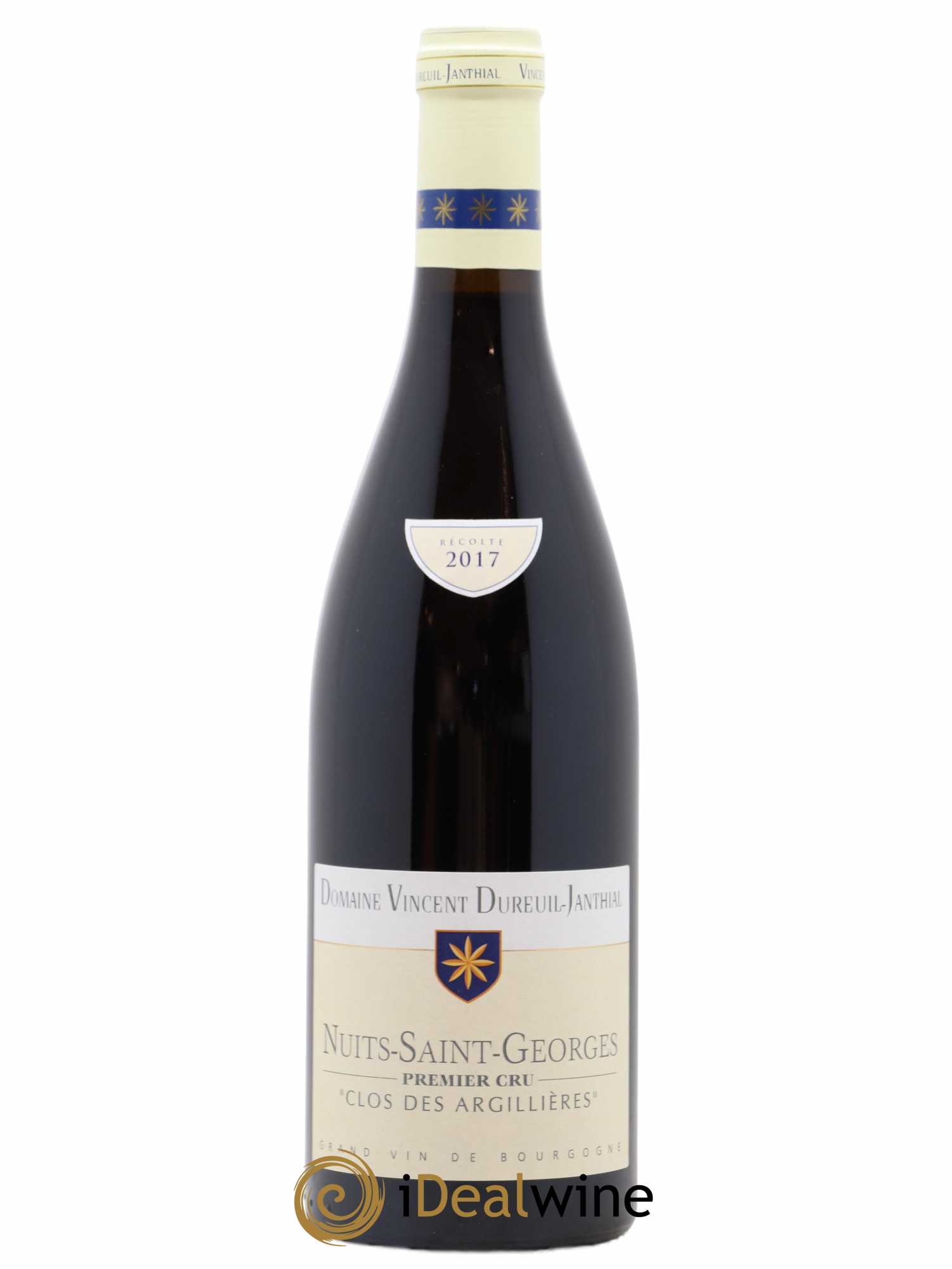 Nuits-Saint-Georges 1er Cru Clos des Argillières Vincent Dureuil-Janthial 2017 - Lot de 1 bouteille - 0