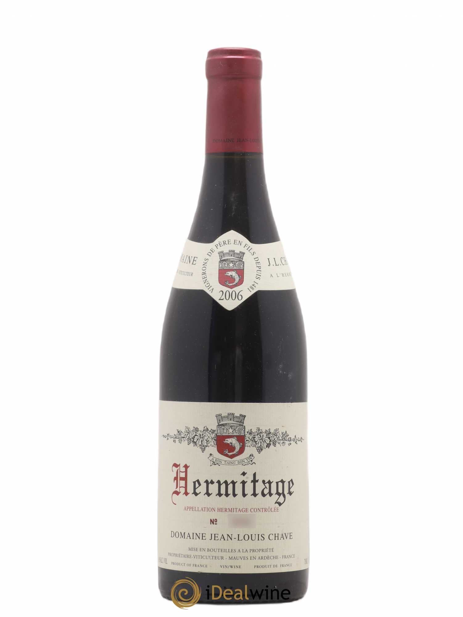 Hermitage Jean-Louis Chave 2006 - Lot de 1 bouteille - 0