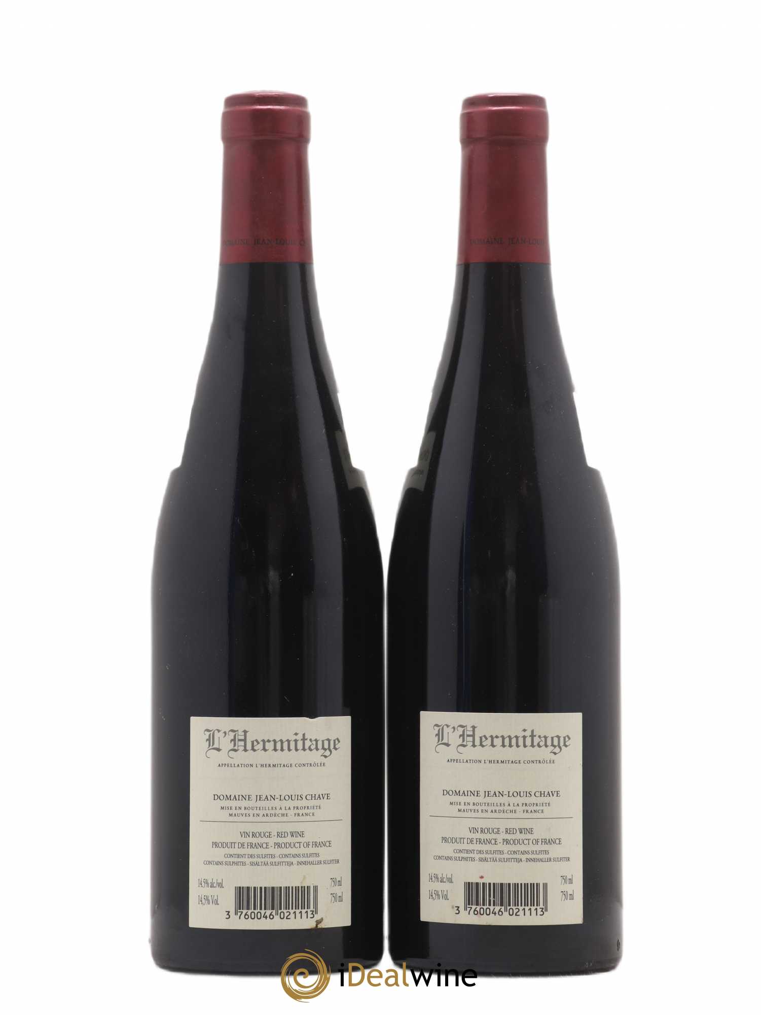 Hermitage Jean-Louis Chave 2011 - Lot de 2 bouteilles - 1