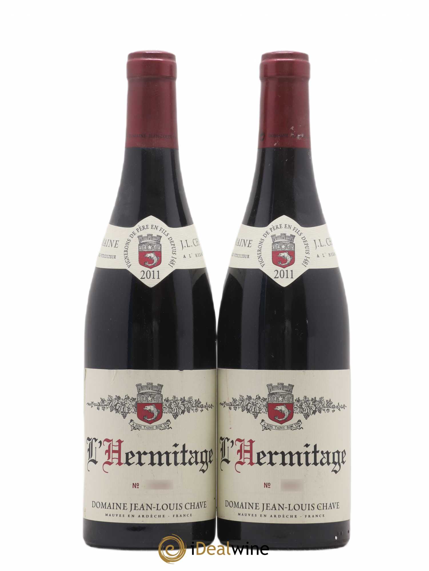 Hermitage Jean-Louis Chave 2011 - Lot de 2 bouteilles - 0