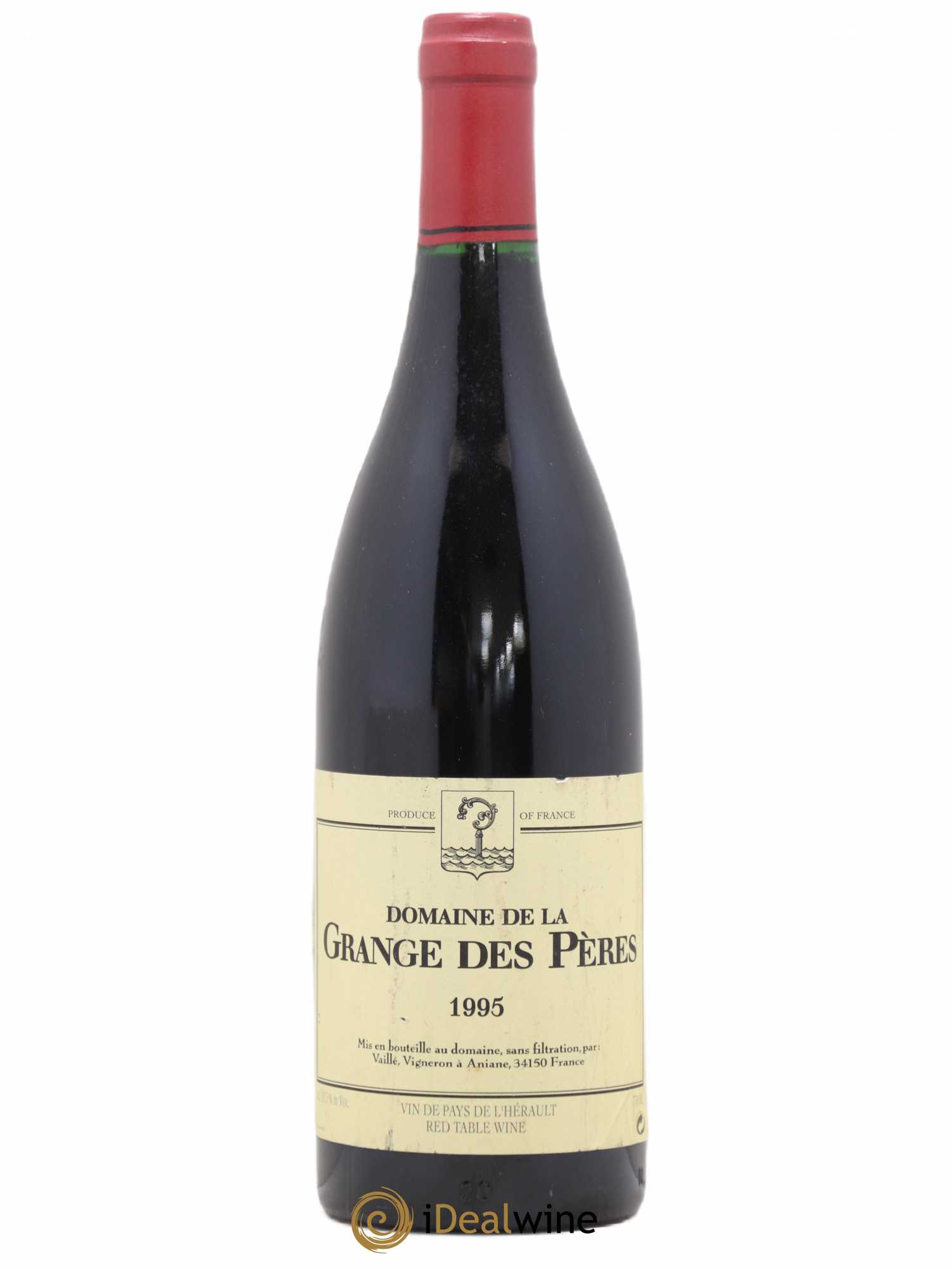 Pays d'Hérault Grange des Pères Laurent Vaillé 1995 - Lot de 1 bouteille - 0