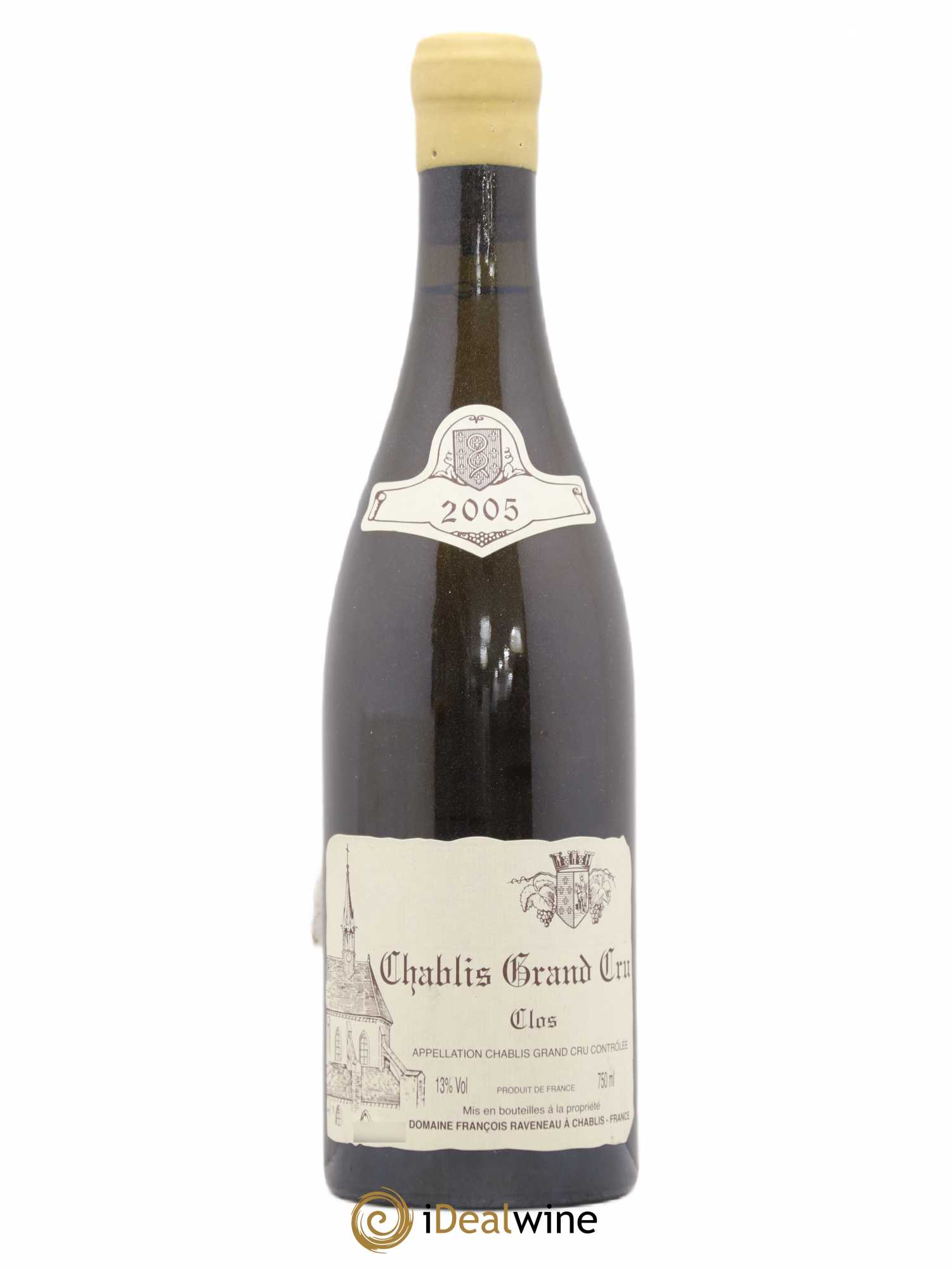 Chablis Grand Cru Clos Raveneau (Domaine) 2005 - Lot de 1 bouteille - 0