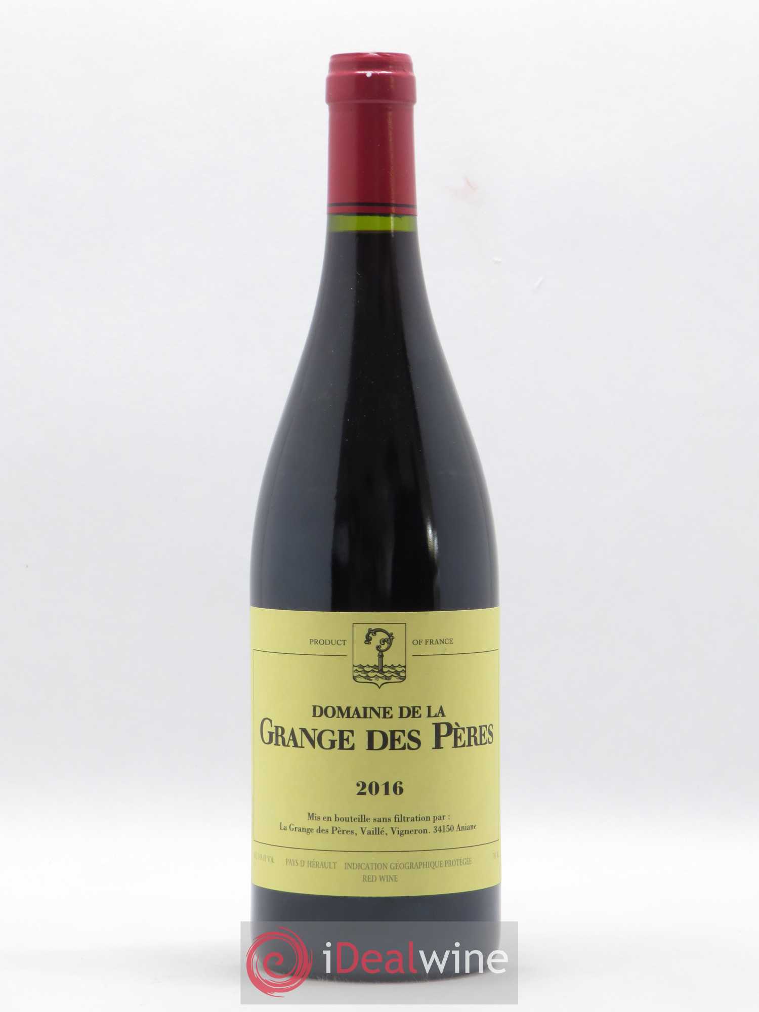 Pays d'Hérault Grange des Pères Laurent Vaillé 2016 - Lot de 1 bouteille - 0