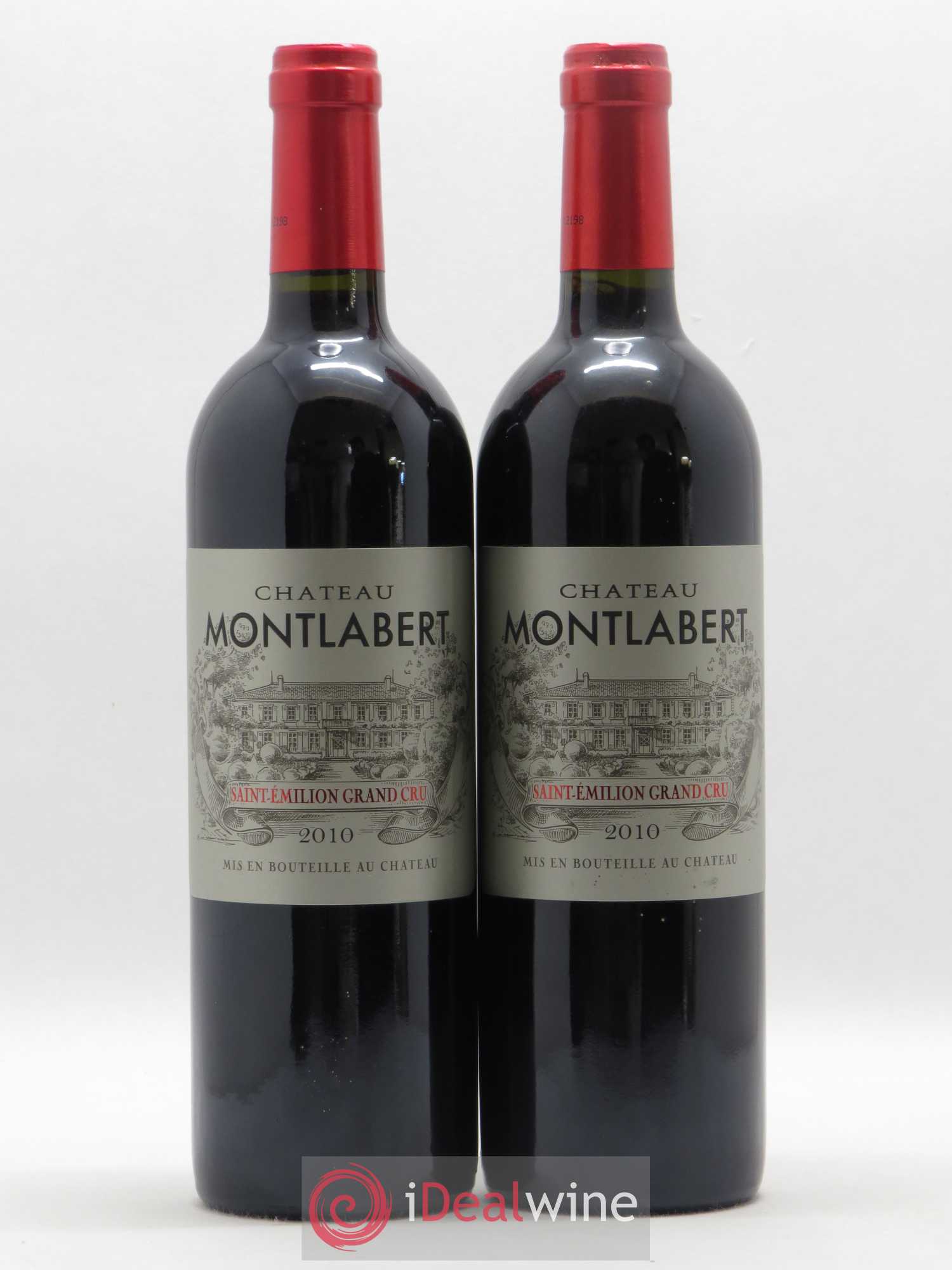 Saint-Émilion Grand Cru Chateau Montlabert 2010 - Lot de 2 bouteilles - 0