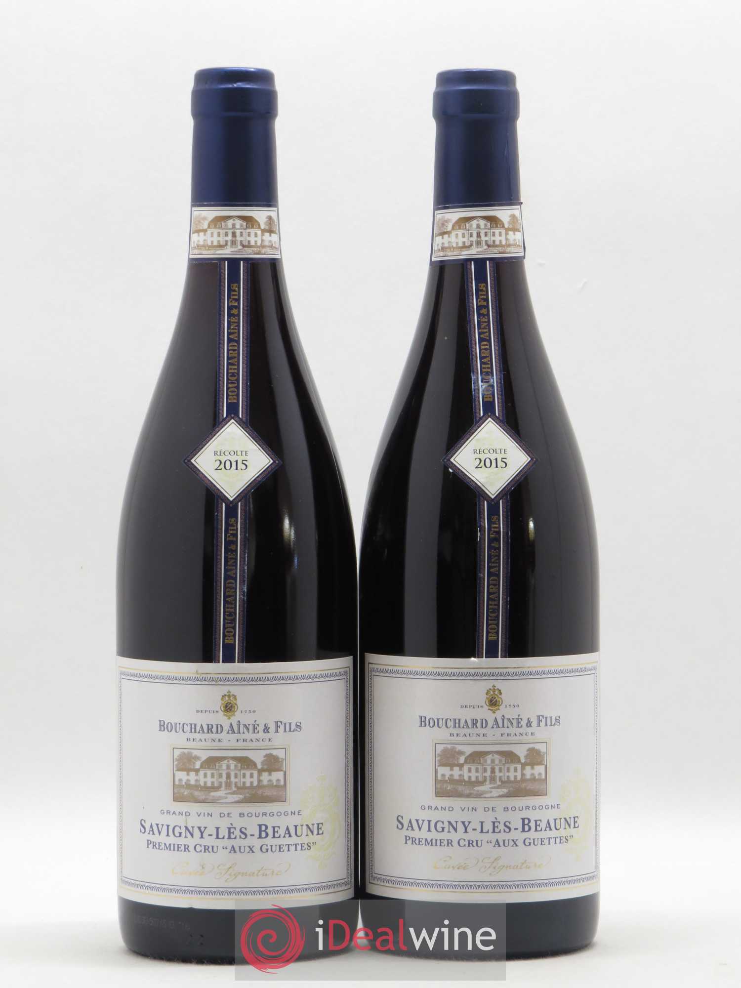 Savigny-lès-Beaune 1er Cru Aux Guettes Cuvee Signature Bouchard Aine et Fils 2015 - Posten von 2 Flaschen - 0