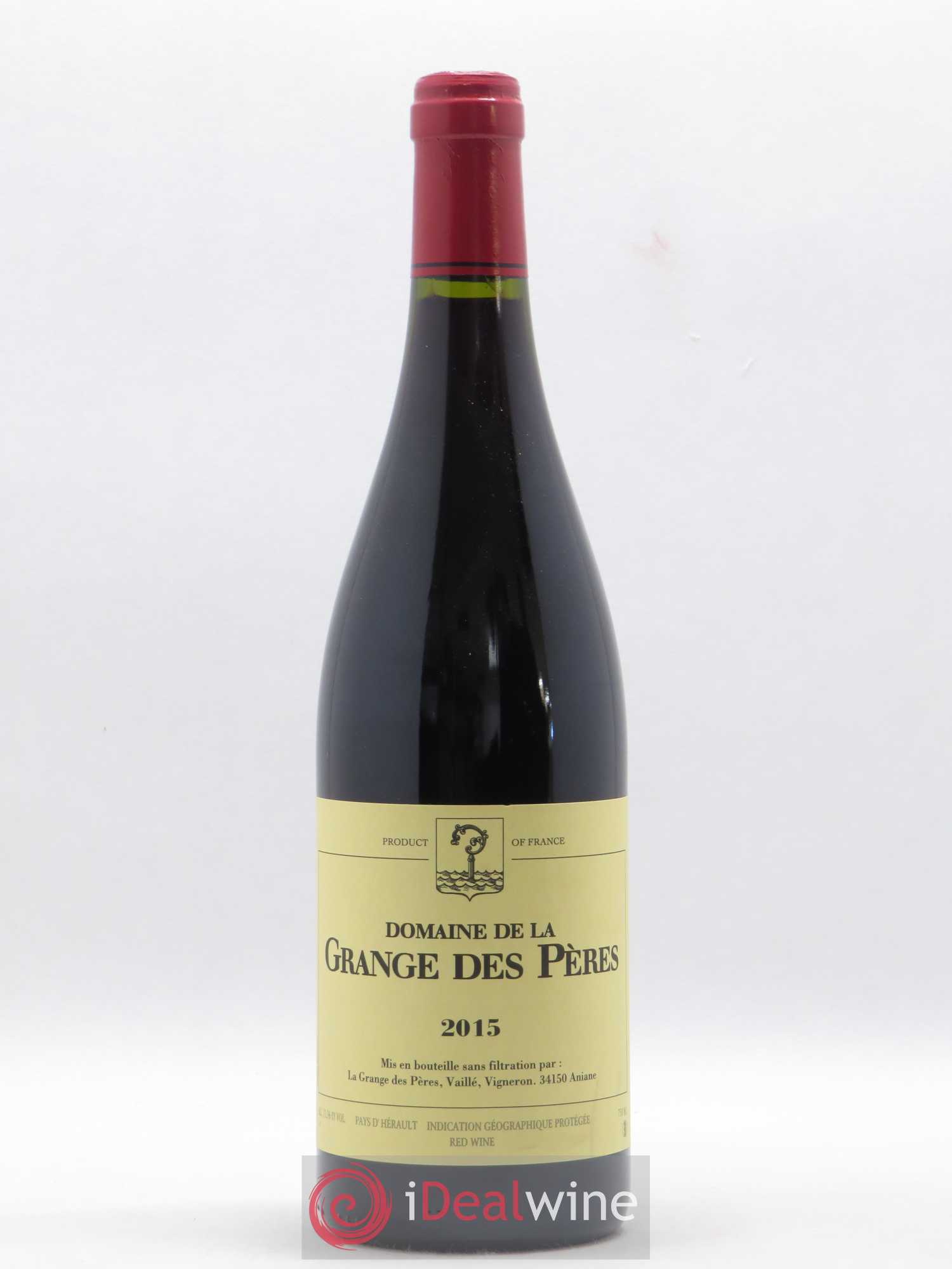 Pays d'Hérault Grange des Pères Laurent Vaillé 2015 - Lot de 1 bouteille - 0