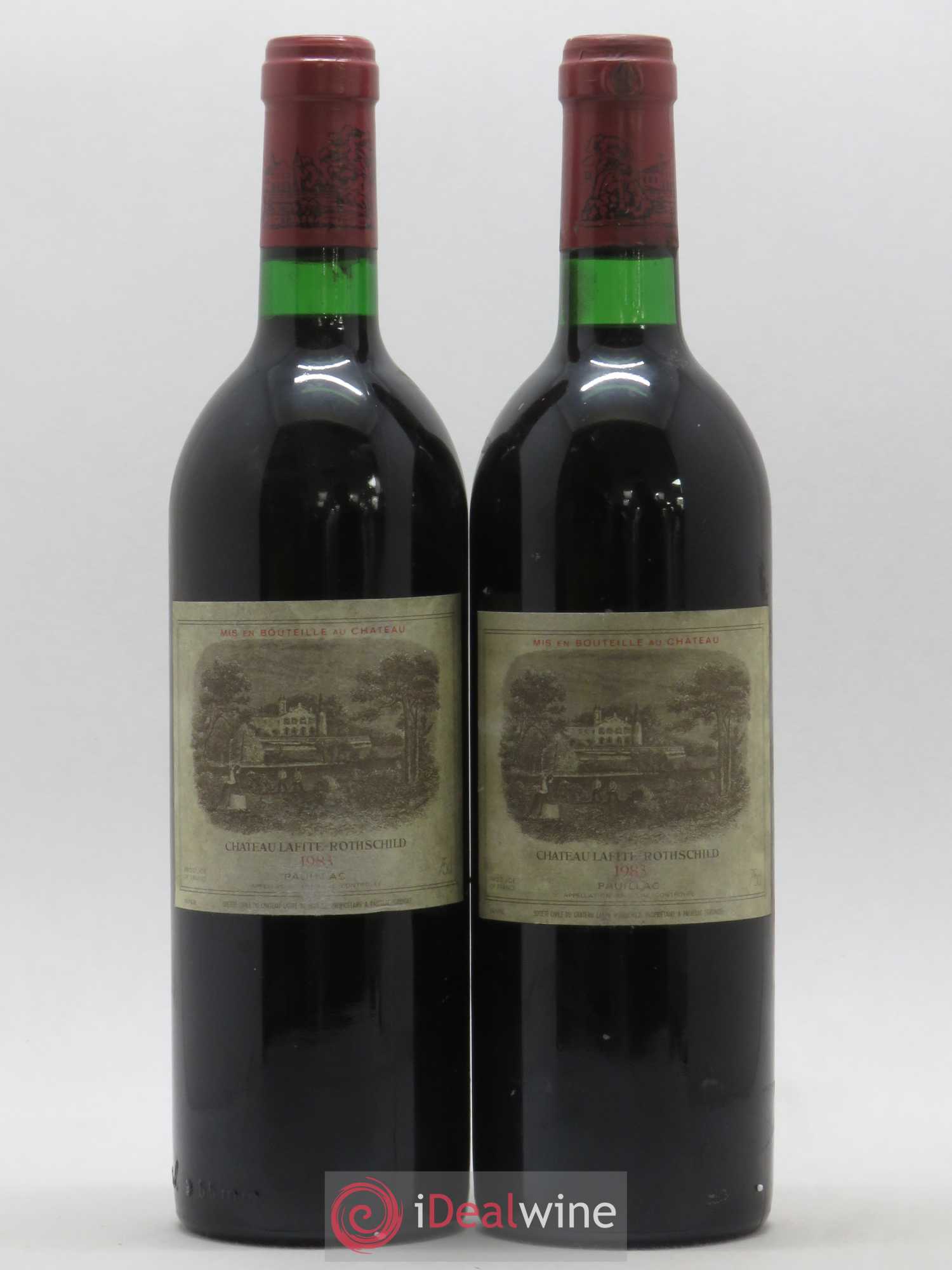 Château Lafite Rothschild 1er Grand Cru Classé 1983 - Lot de 2 bouteilles - 0