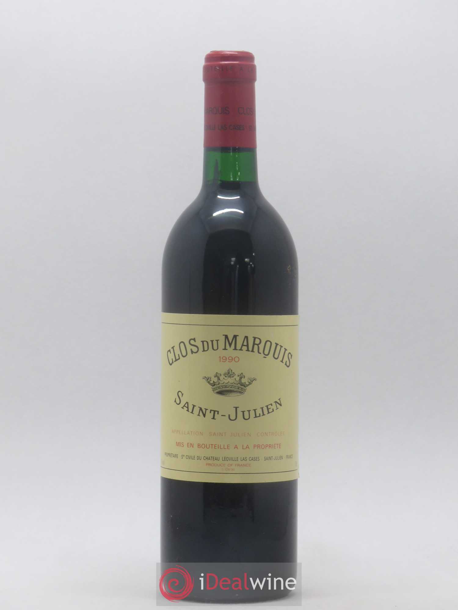 Clos du Marquis 1990 - Lot de 1 bouteille - 0