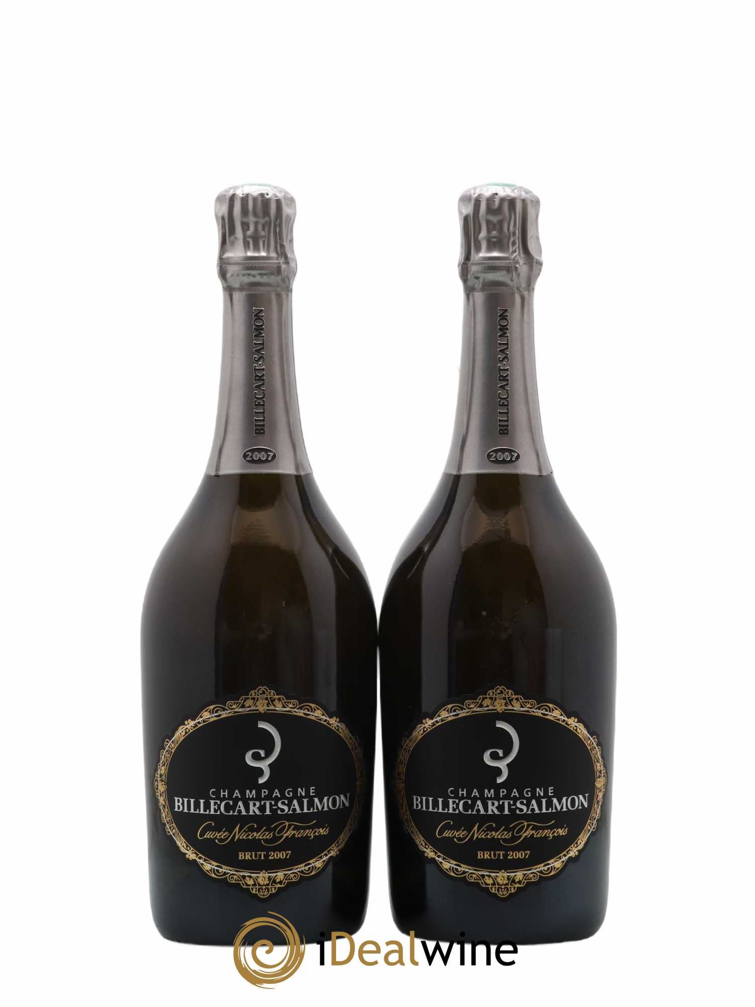 Brut Nicolas François Billecart Billecart-Salmon 2007 - Lot de 2 bouteilles - 1