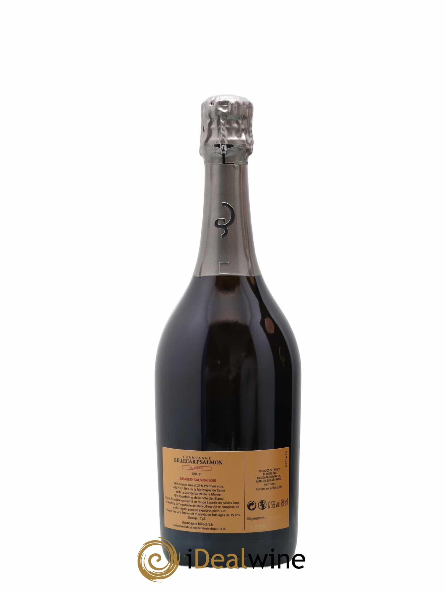 Elisabeth Salmon Billecart-Salmon 2008 - Lot de 1 bouteille - 2
