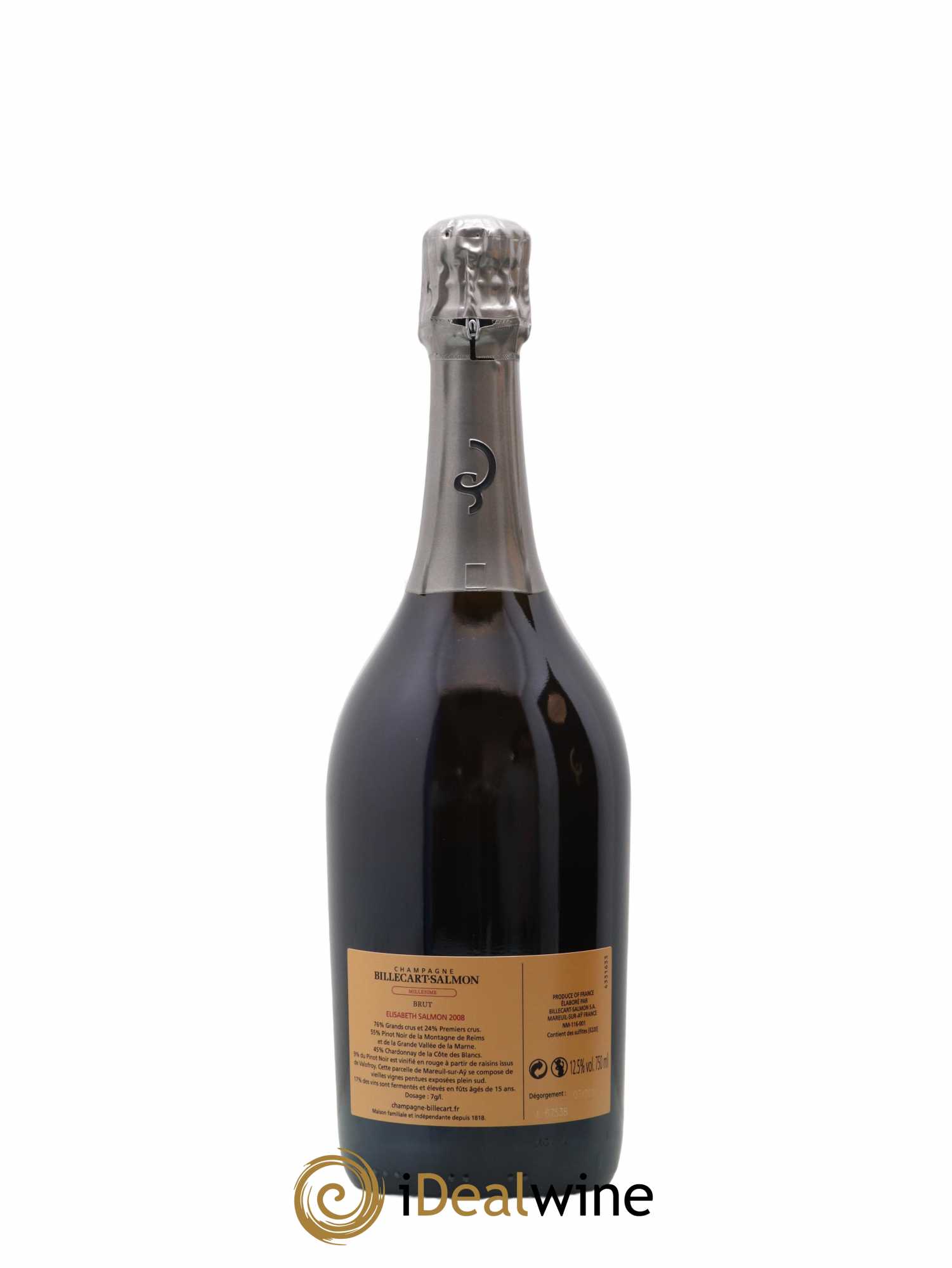 Elisabeth Salmon Billecart-Salmon 2008 - Lot de 1 bouteille - 2