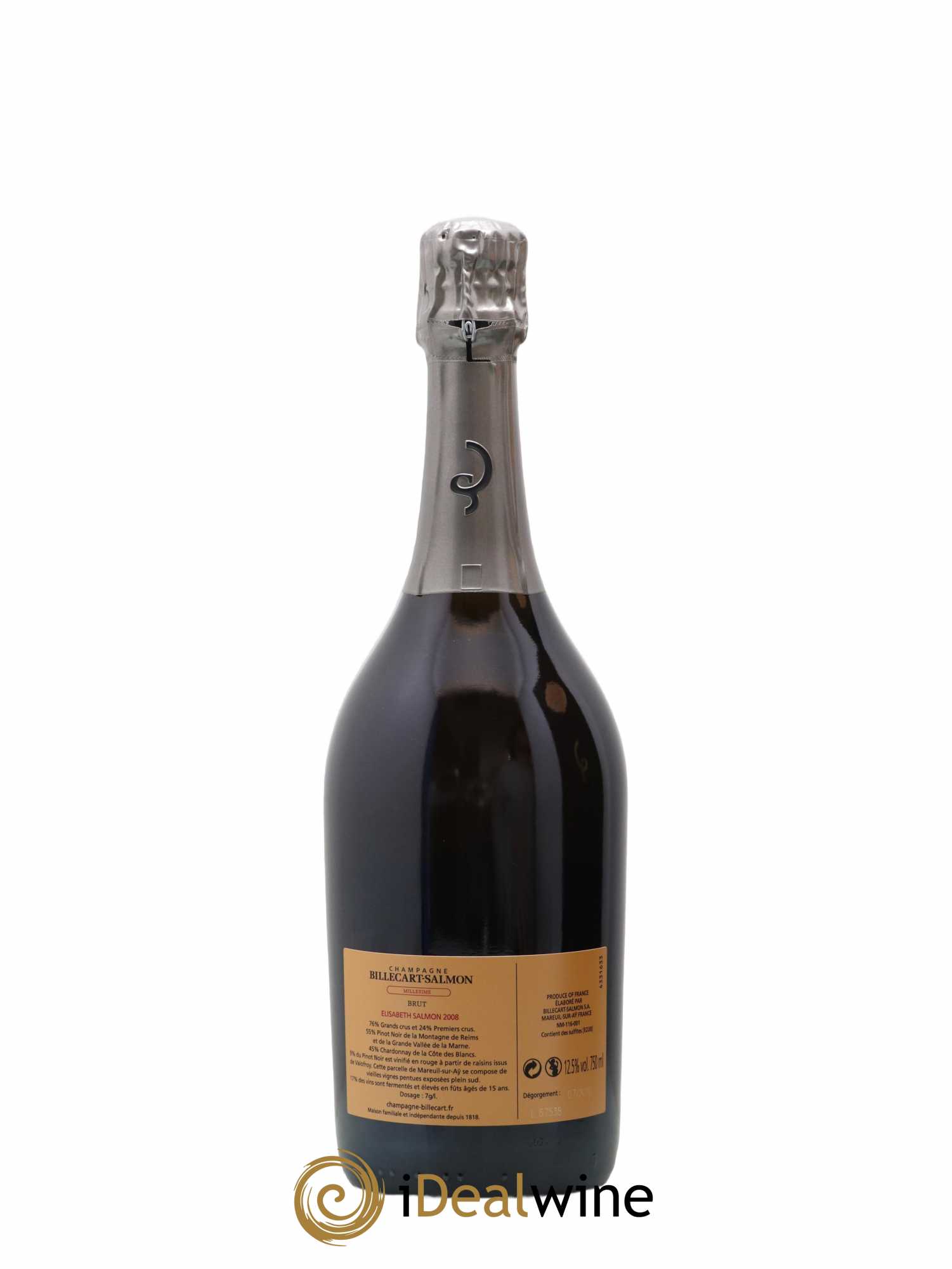 Elisabeth Salmon Billecart-Salmon 2008 - Lot de 1 bouteille - 2