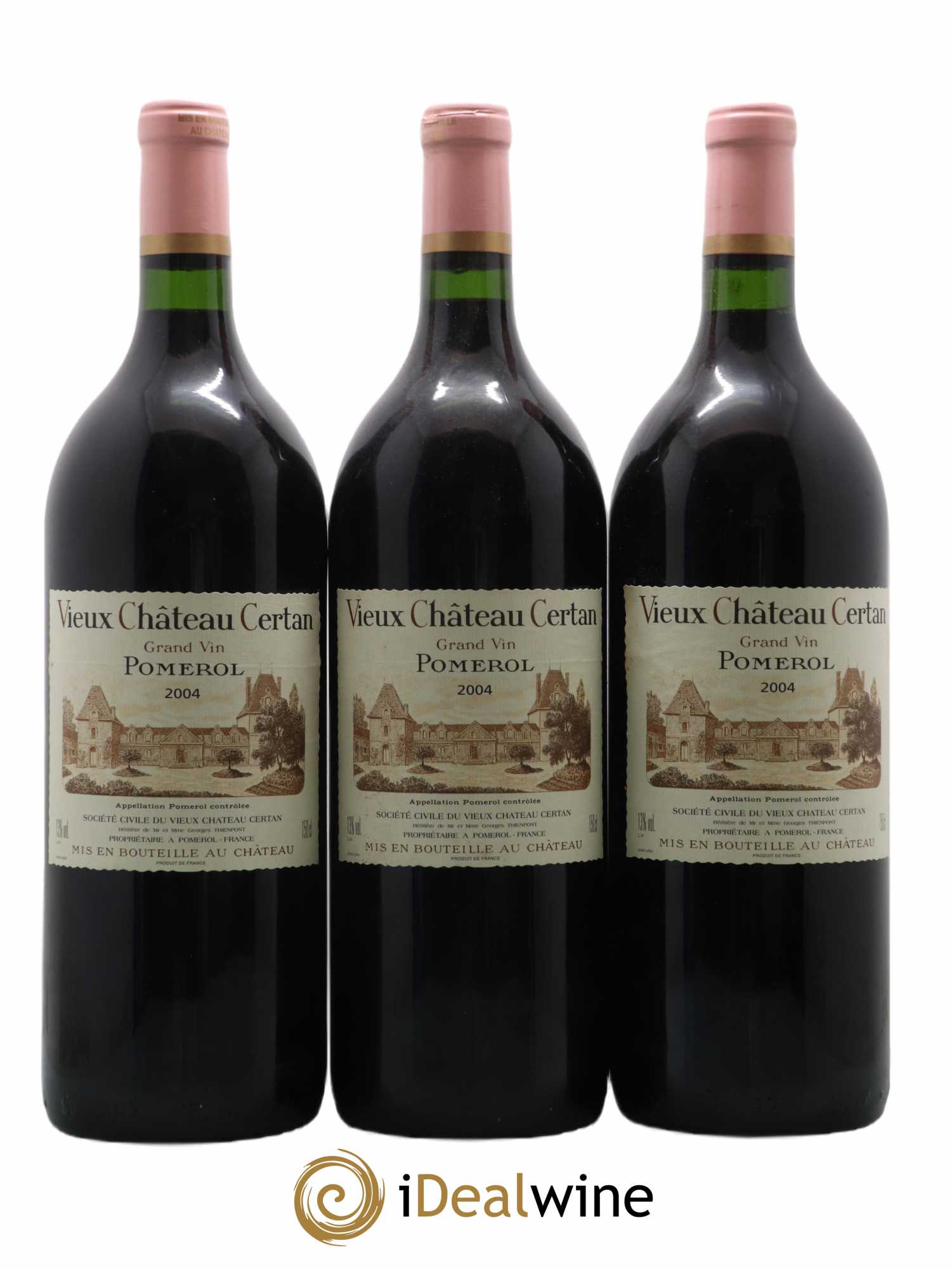Vieux Château Certan 2004 - Lot de 3 magnums - 0