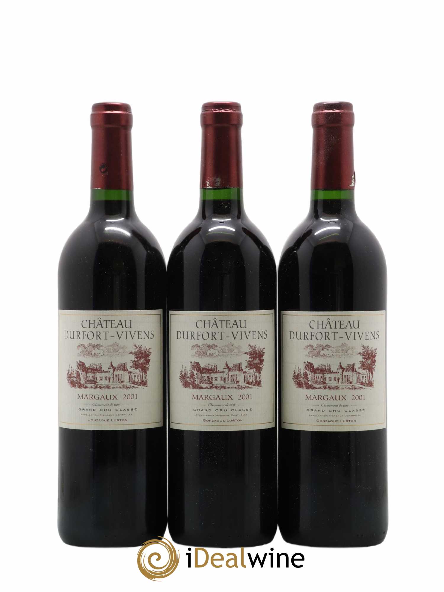 Château Durfort Vivens 2ème Grand Cru Classé 2001 - Lotto di 12 bottiglie - 3