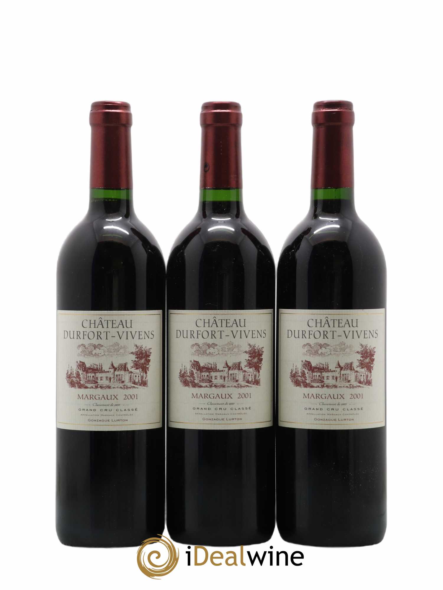 Château Durfort Vivens 2ème Grand Cru Classé 2001 - Lotto di 12 bottiglie - 4