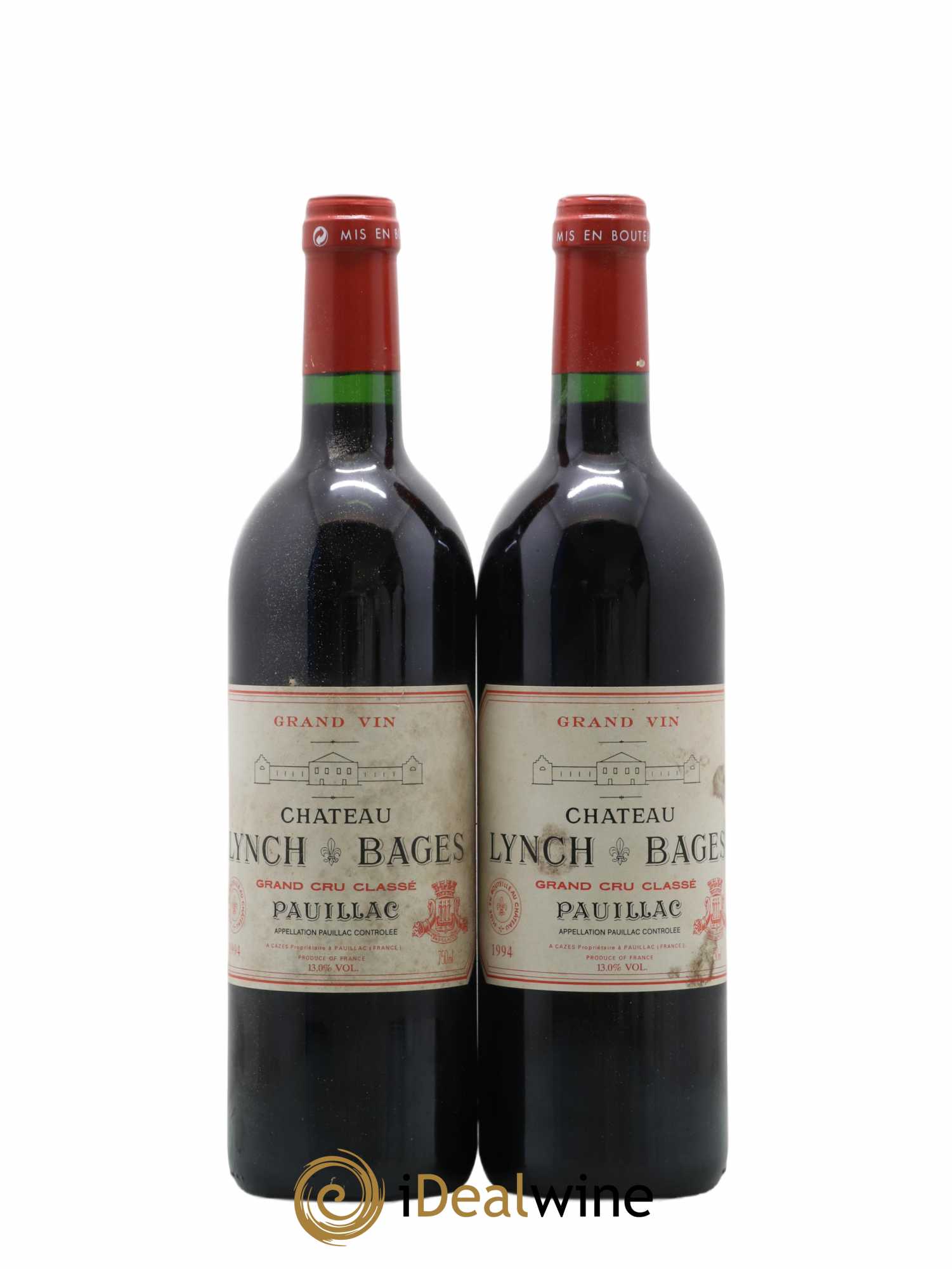 Château Lynch Bages 5ème Grand Cru Classé 1994 - Lot de 2 bouteilles - 0