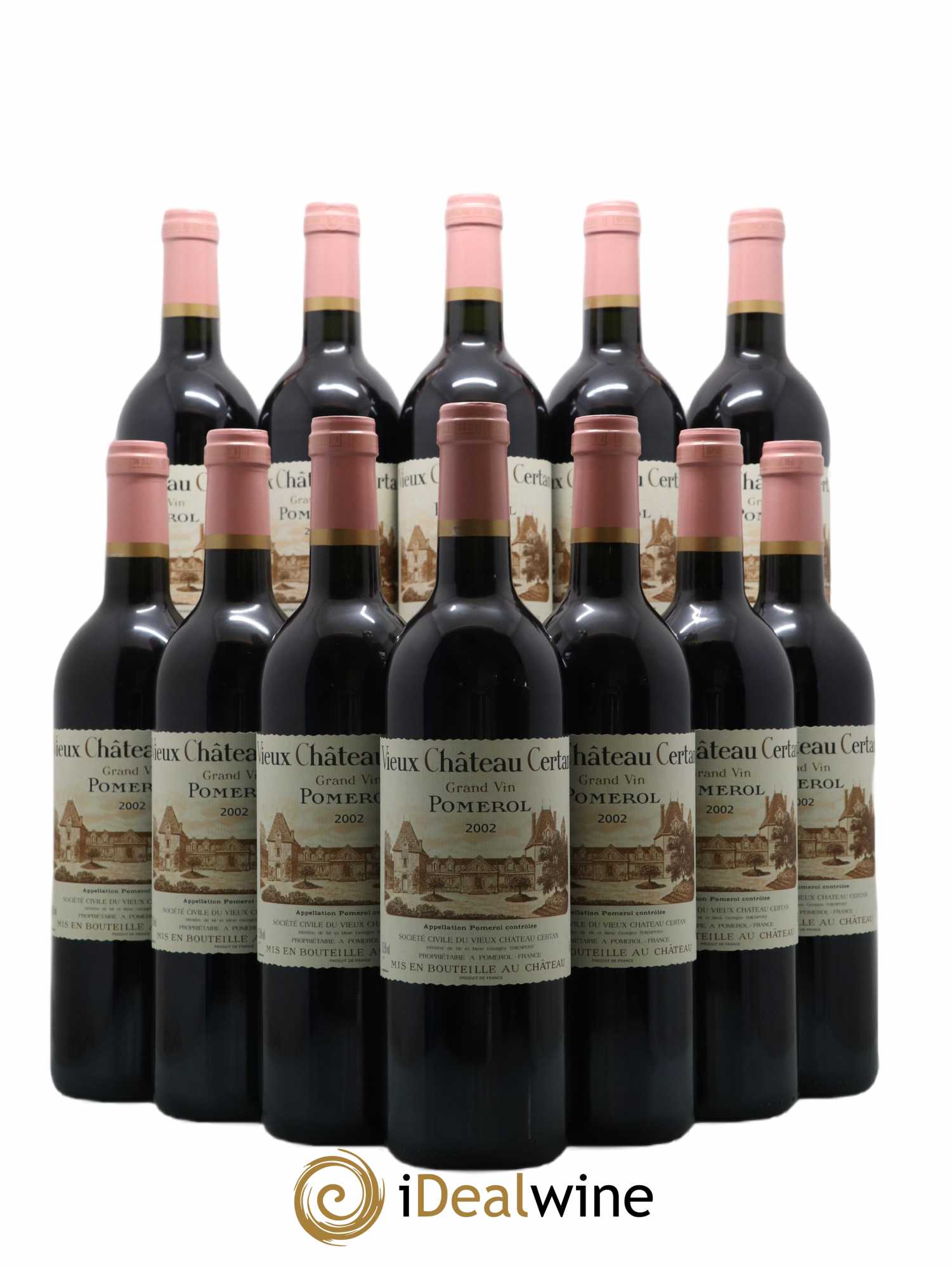 Vieux Château Certan 2002 - Lot de 12 bouteilles - 0