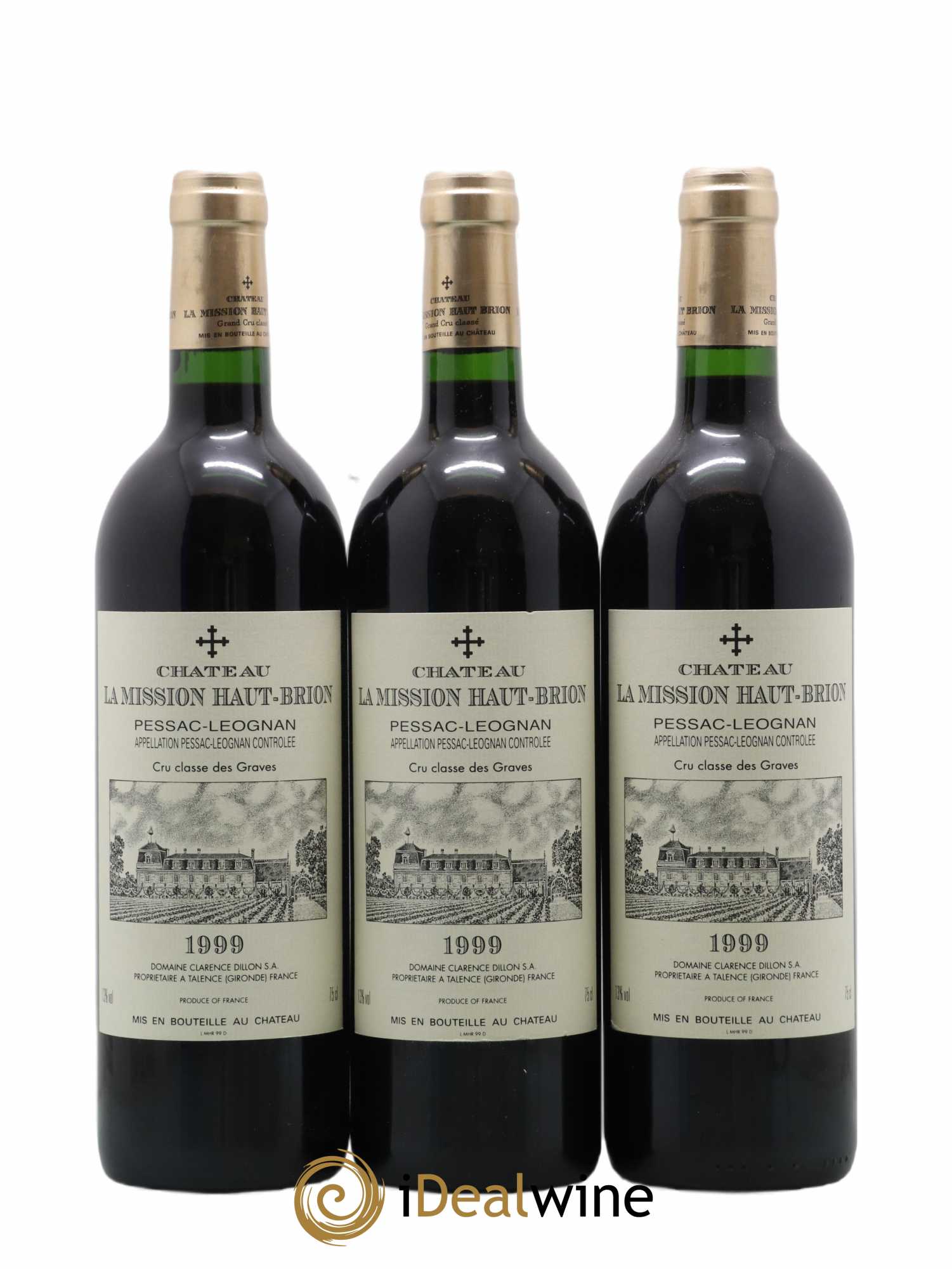 Château la Mission Haut-Brion Cru Classé de Graves 1999 - Lot of 12 bottles - 4