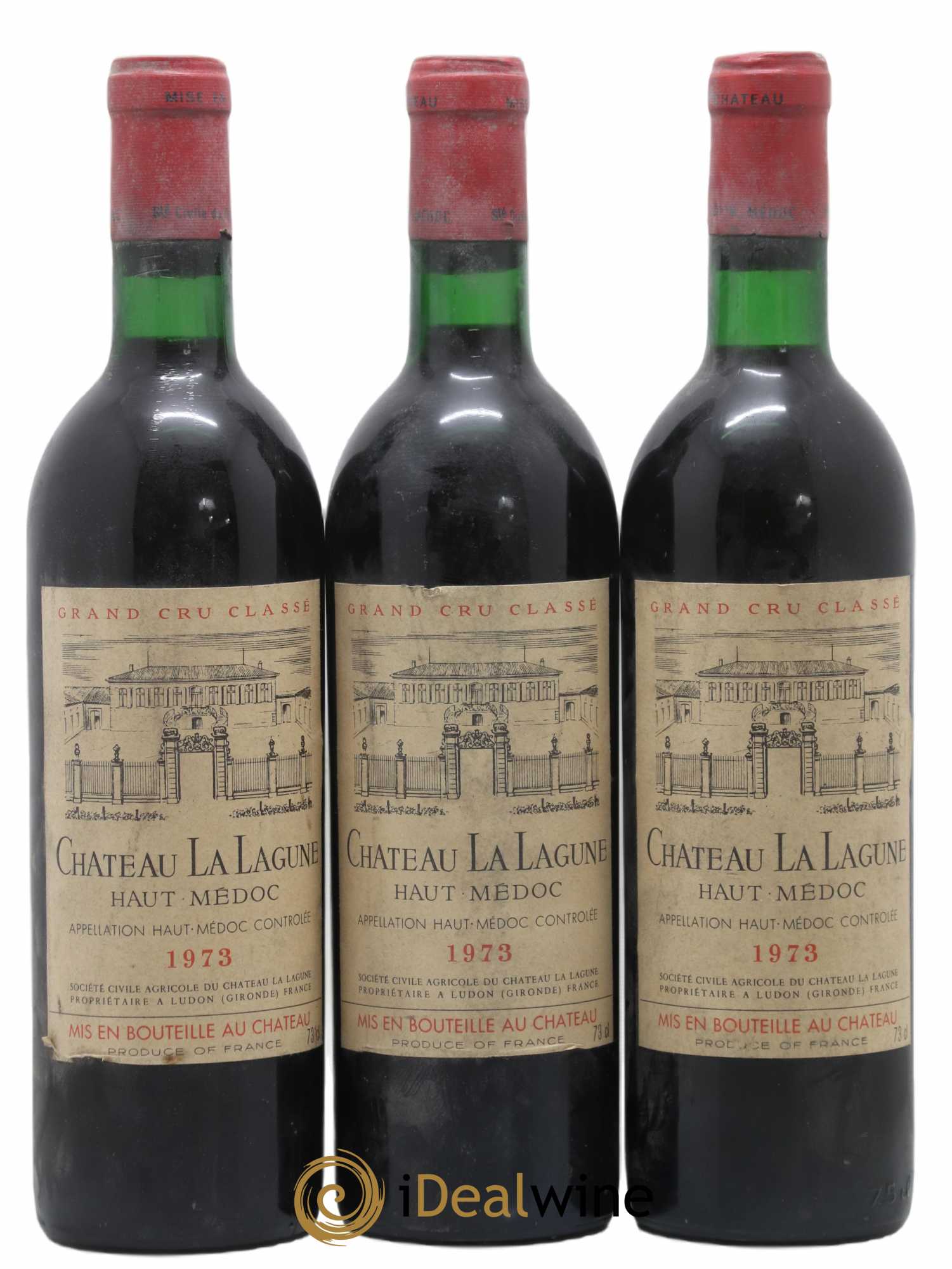 Château la Lagune 3ème Grand Cru Classé 1973 - Lot de 6 bouteilles - 2
