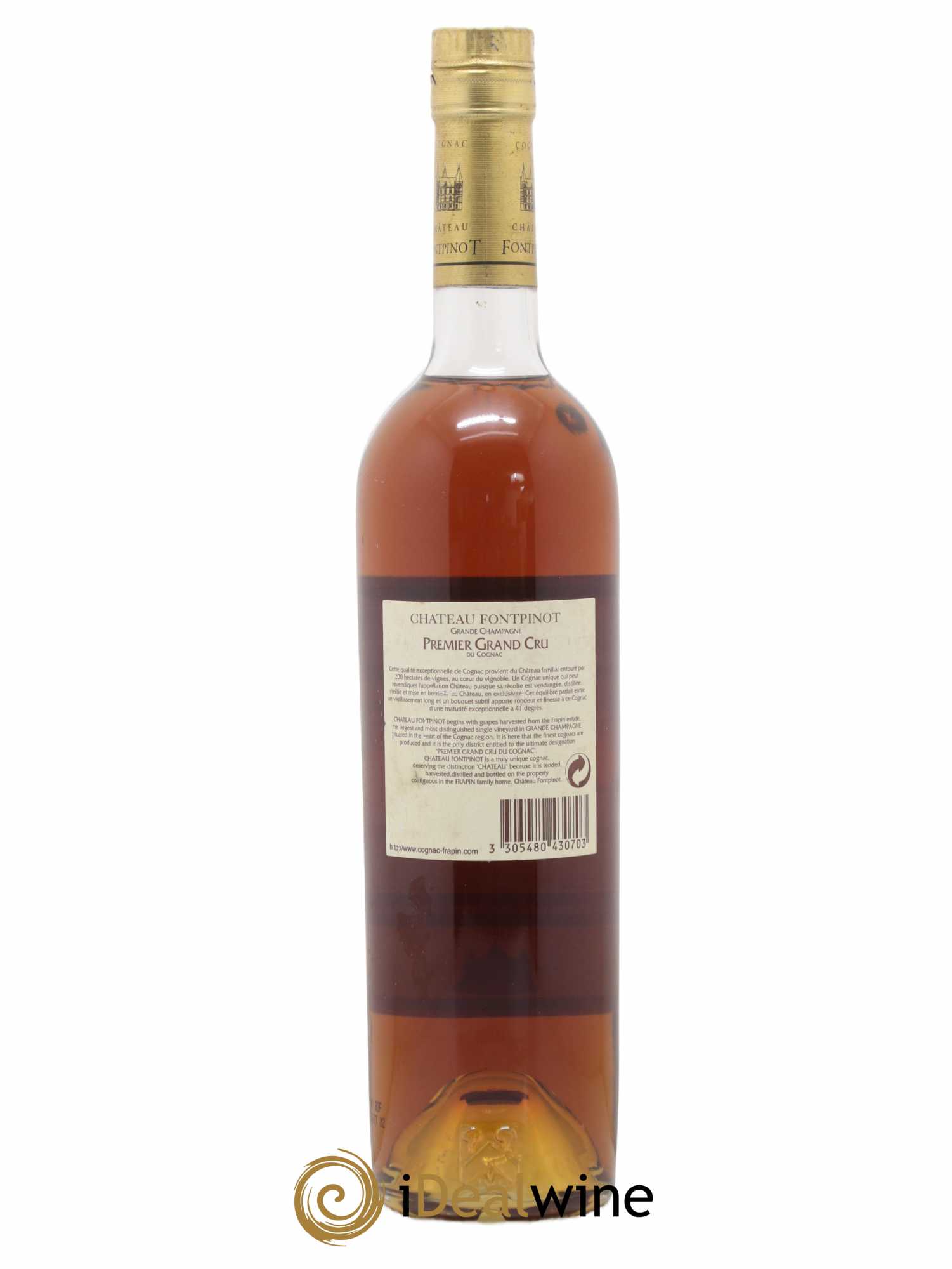 Cognac Frapin XO Très Vieille Réserve Château Fontpinot - Posten von 1 Flasche - 1