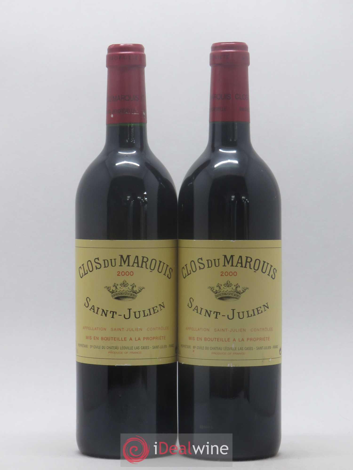 Clos du Marquis 2000 - Lot de 2 bouteilles - 0
