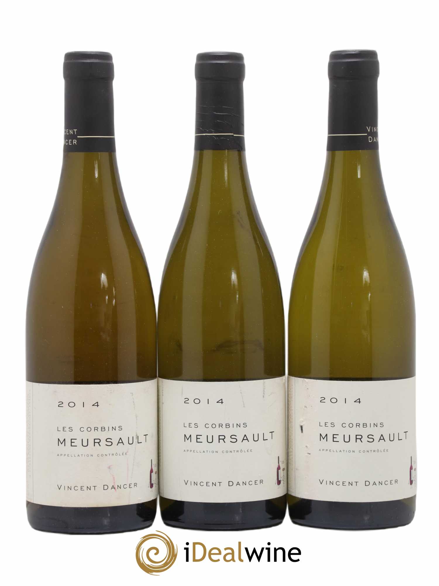 Meursault Les Corbins Vincent Dancer 2014 - Lot de 3 bouteilles - 0