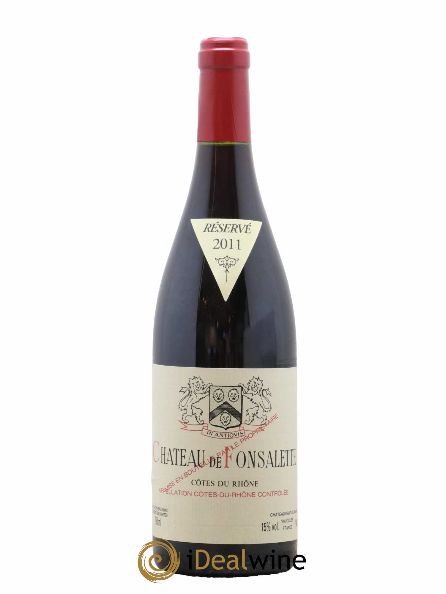 Côtes-du-Rhône Château de Fonsalette Emmanuel Reynaud 2011 - Lot de 1 bouteille - 0
