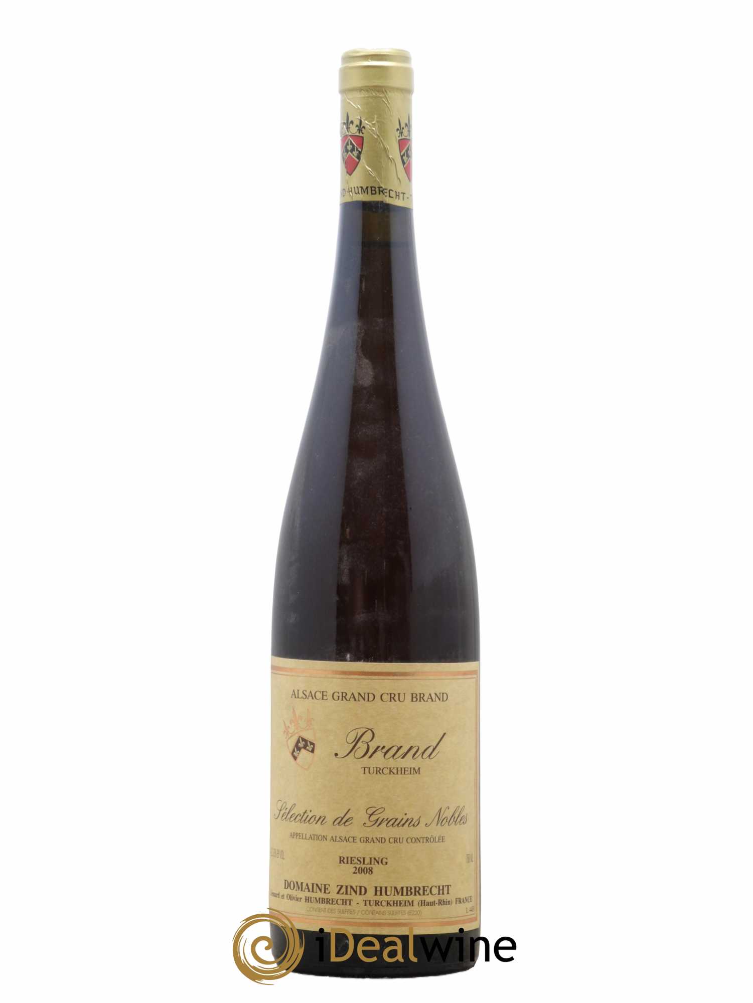 Alsace Riesling Grand Cru Brand Sélection de Grains Nobles Zind-Humbrecht (Domaine) 2008 - Lotto di 1 bottiglia - 0
