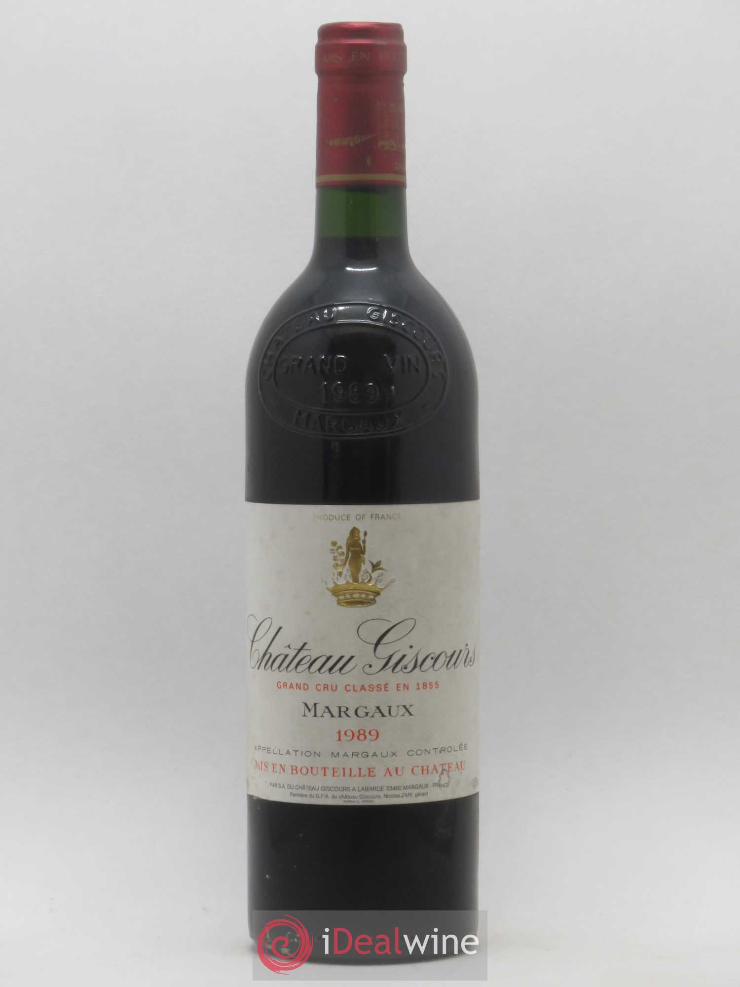Château Giscours 3ème Grand Cru Classé 1989 - Lot de 1 bouteille - 0