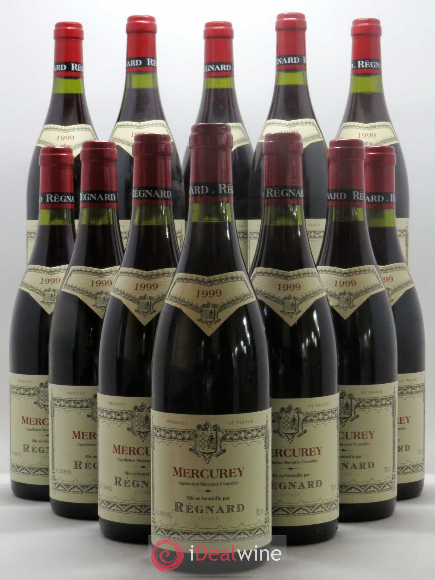 Mercurey Regnard 1999 - Lot de 12 bouteilles - 0