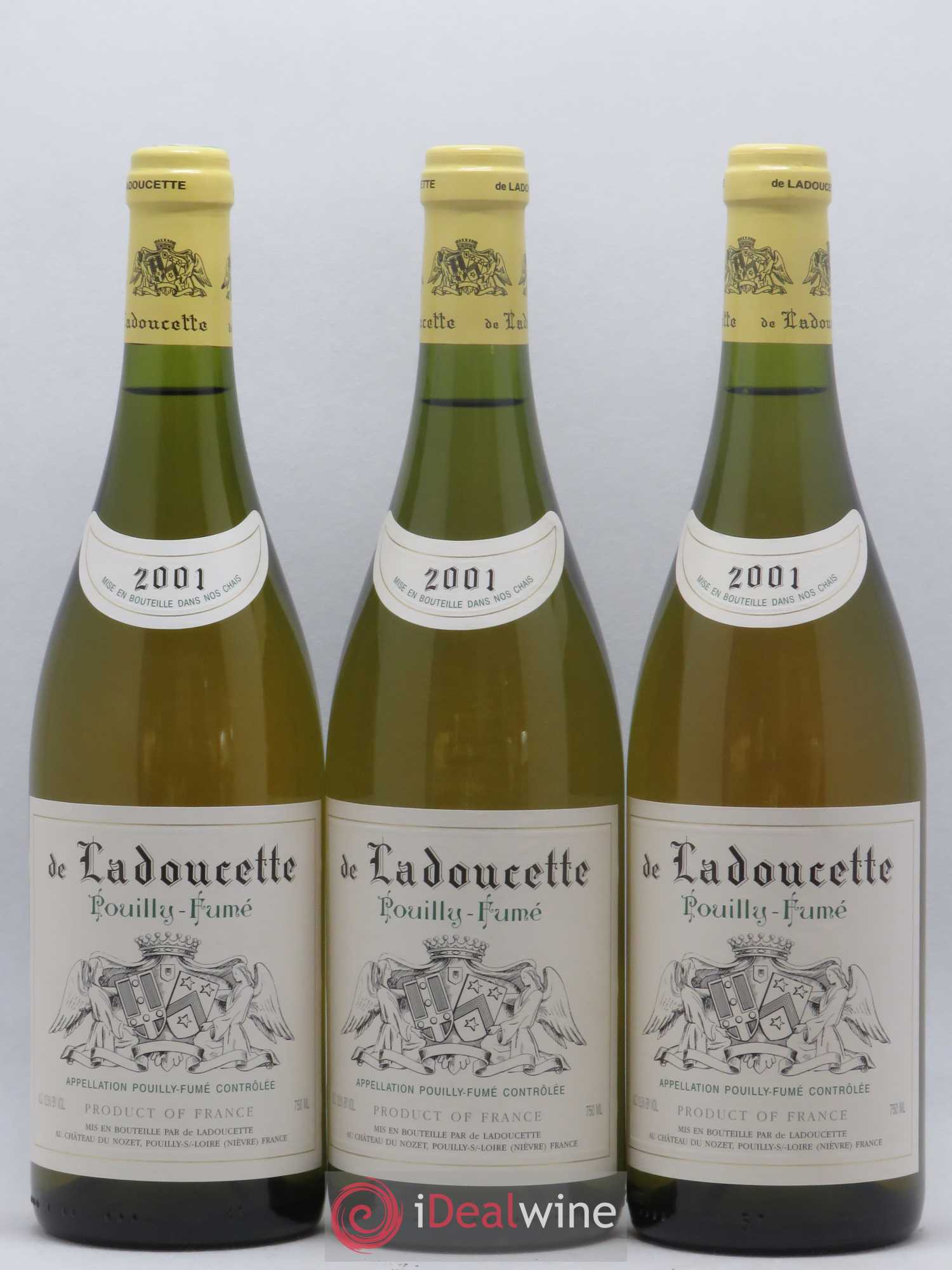 Pouilly-Fumé Patrick de Ladoucette 2001 - Lot de 3 bouteilles - 0