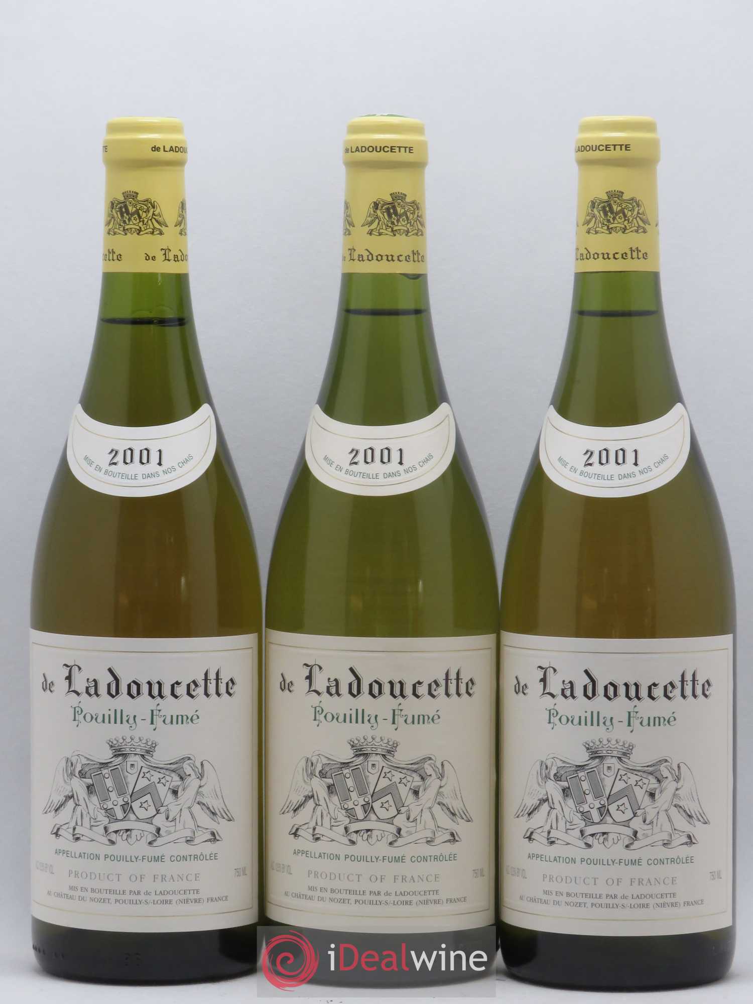 Pouilly-Fumé Patrick de Ladoucette 2001 - Lot de 3 bouteilles - 0