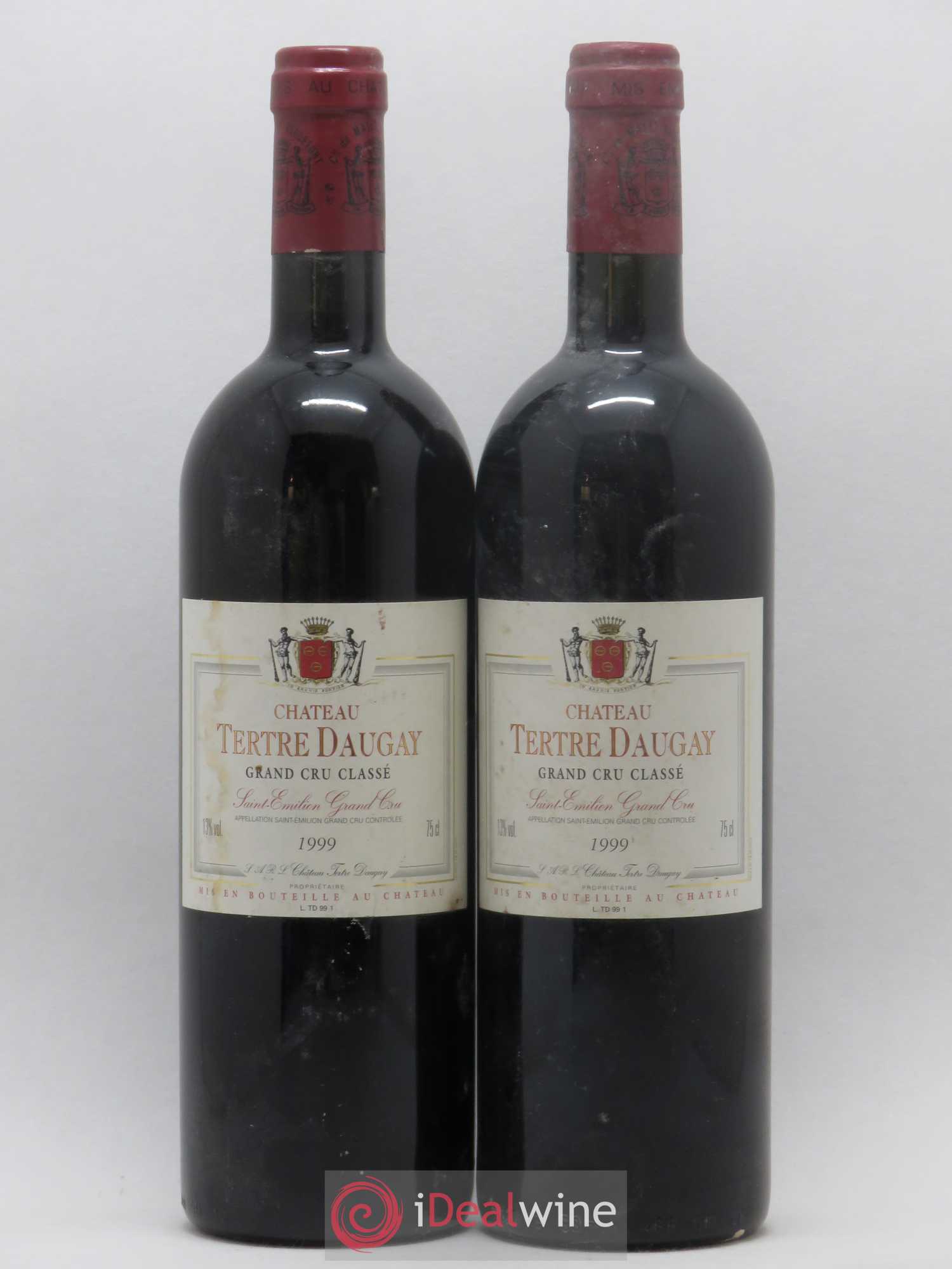 Château Tertre Daugay Grand Cru Classé 1999 - Lot de 2 bouteilles - 0