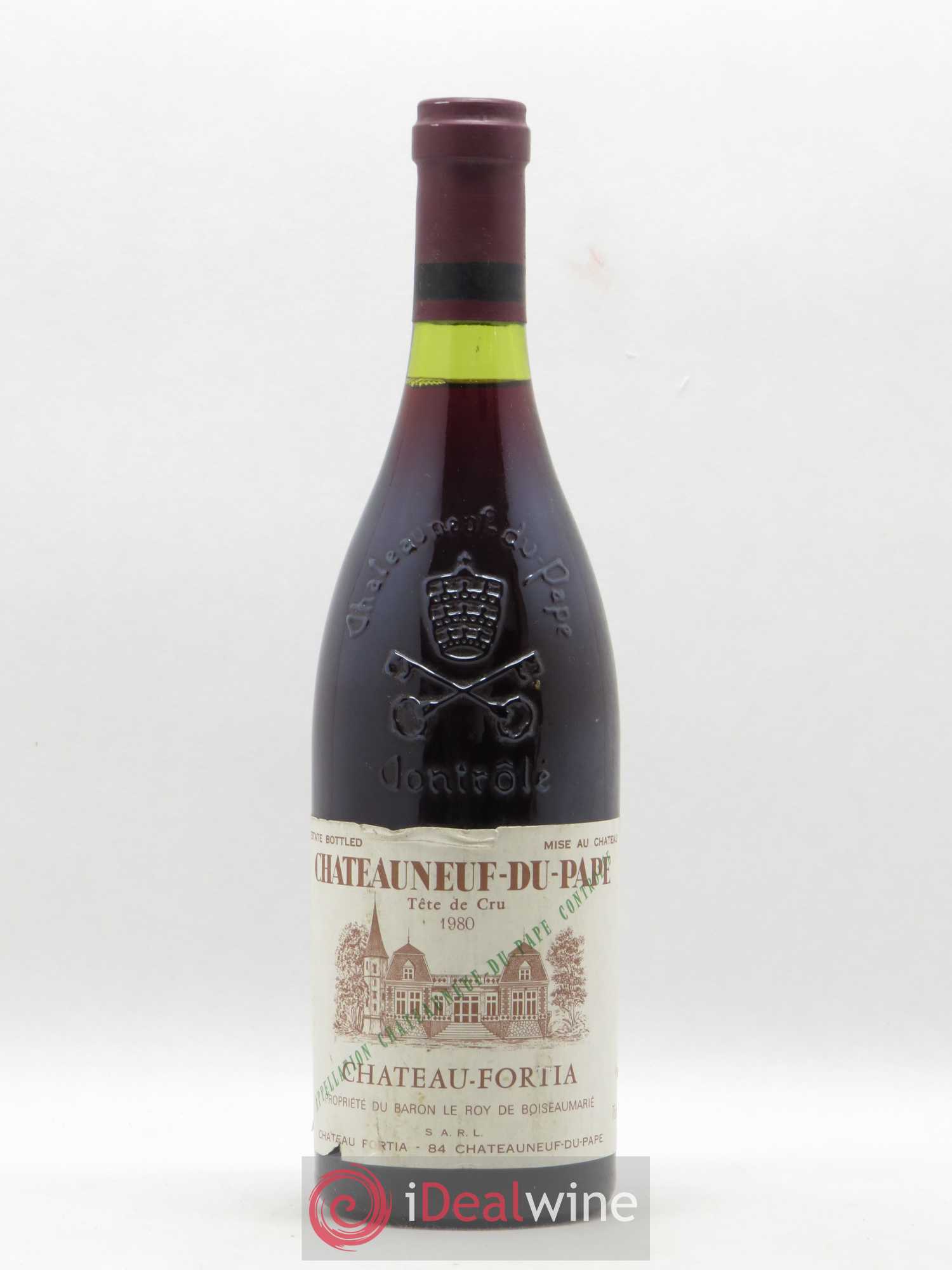 Châteauneuf-du-Pape Château Fortia Tête de Cru 1980 - Lot de 1 bouteille - 0
