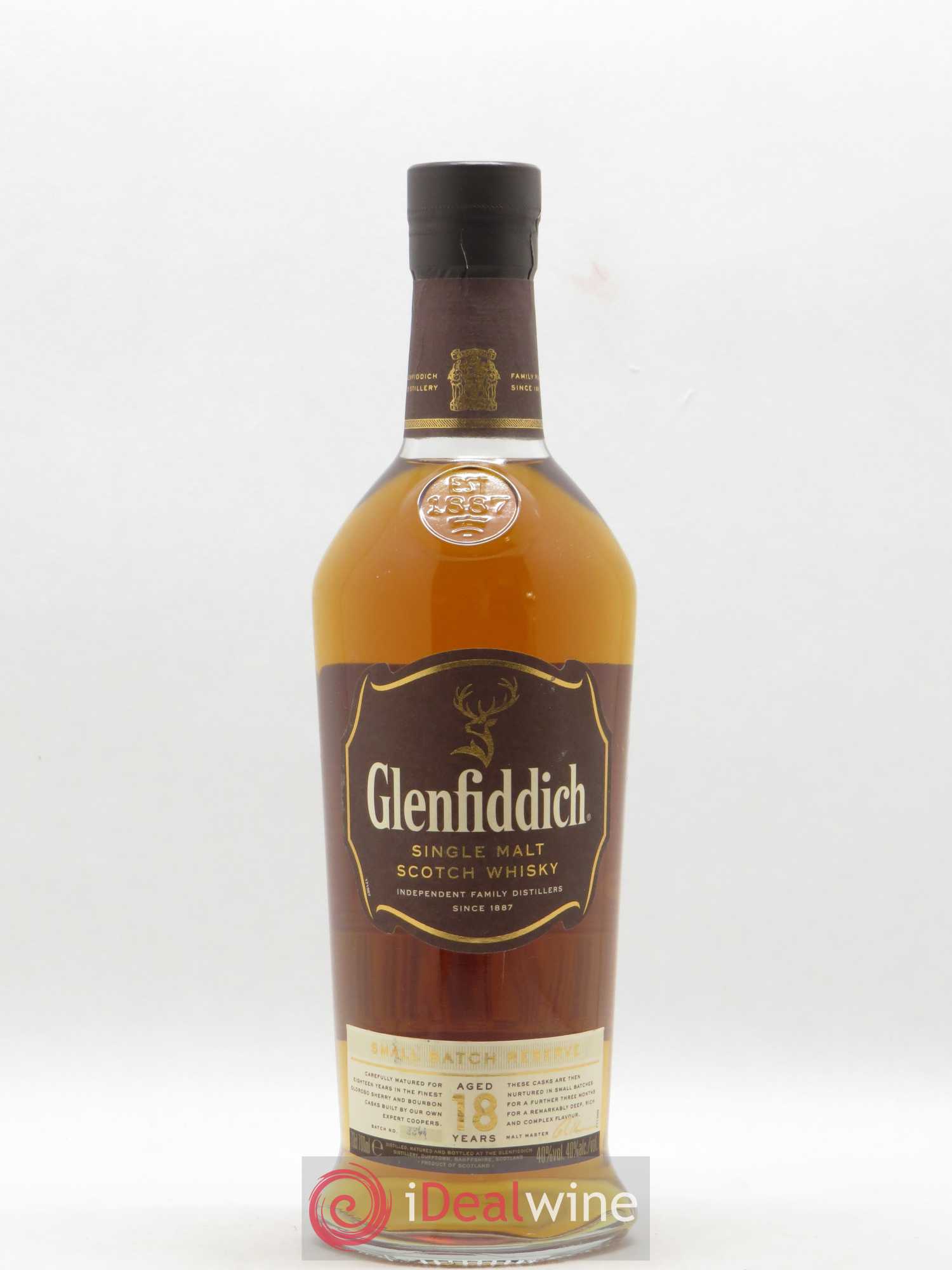Whisky Glenfiddich Small Batch Reserve 18 years N°8844 - Posten von 1 Flasche - 0