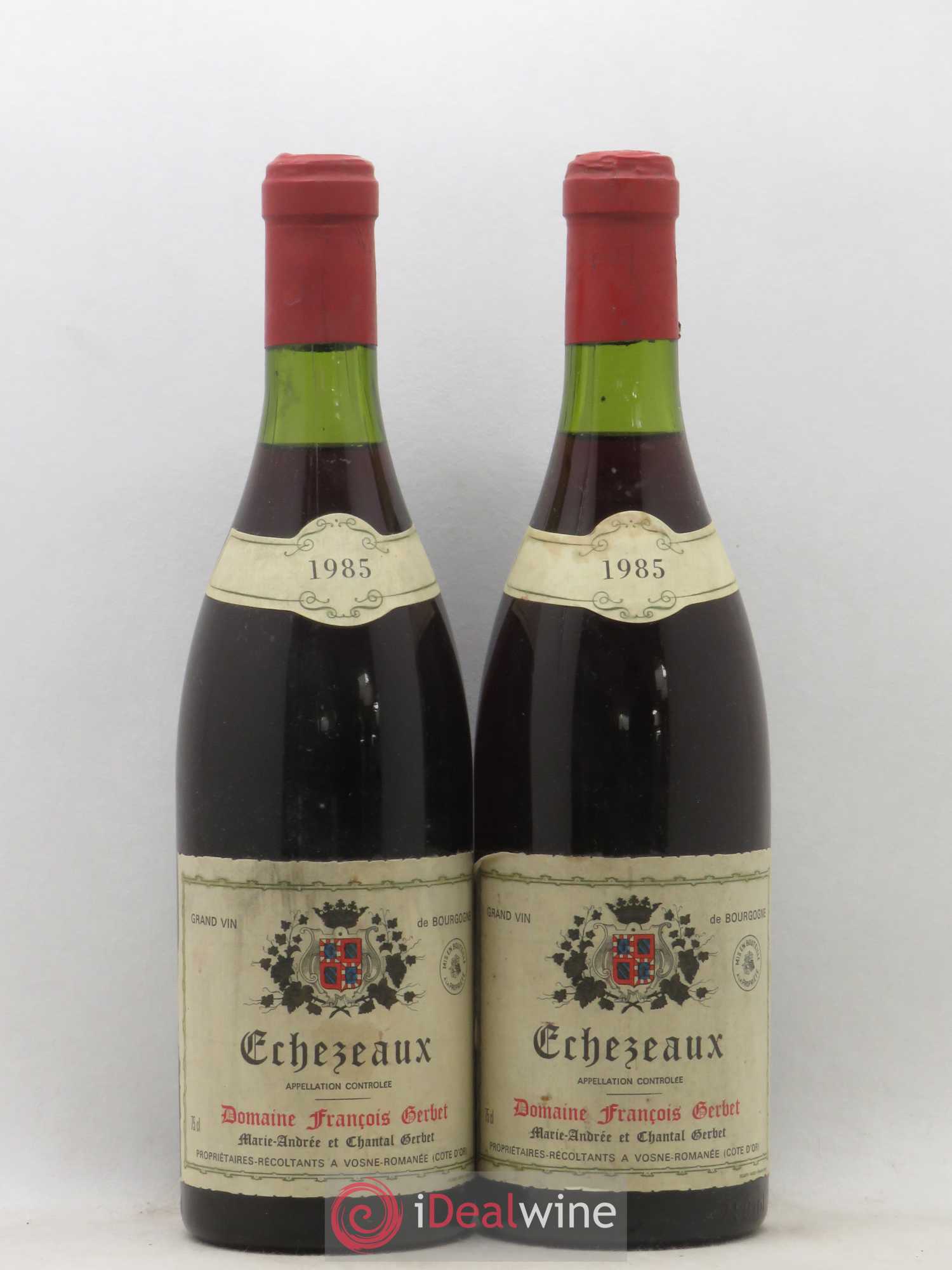 Echezeaux Grand Cru Francois Gerbet 1985 - Lot de 2 bouteilles - 0