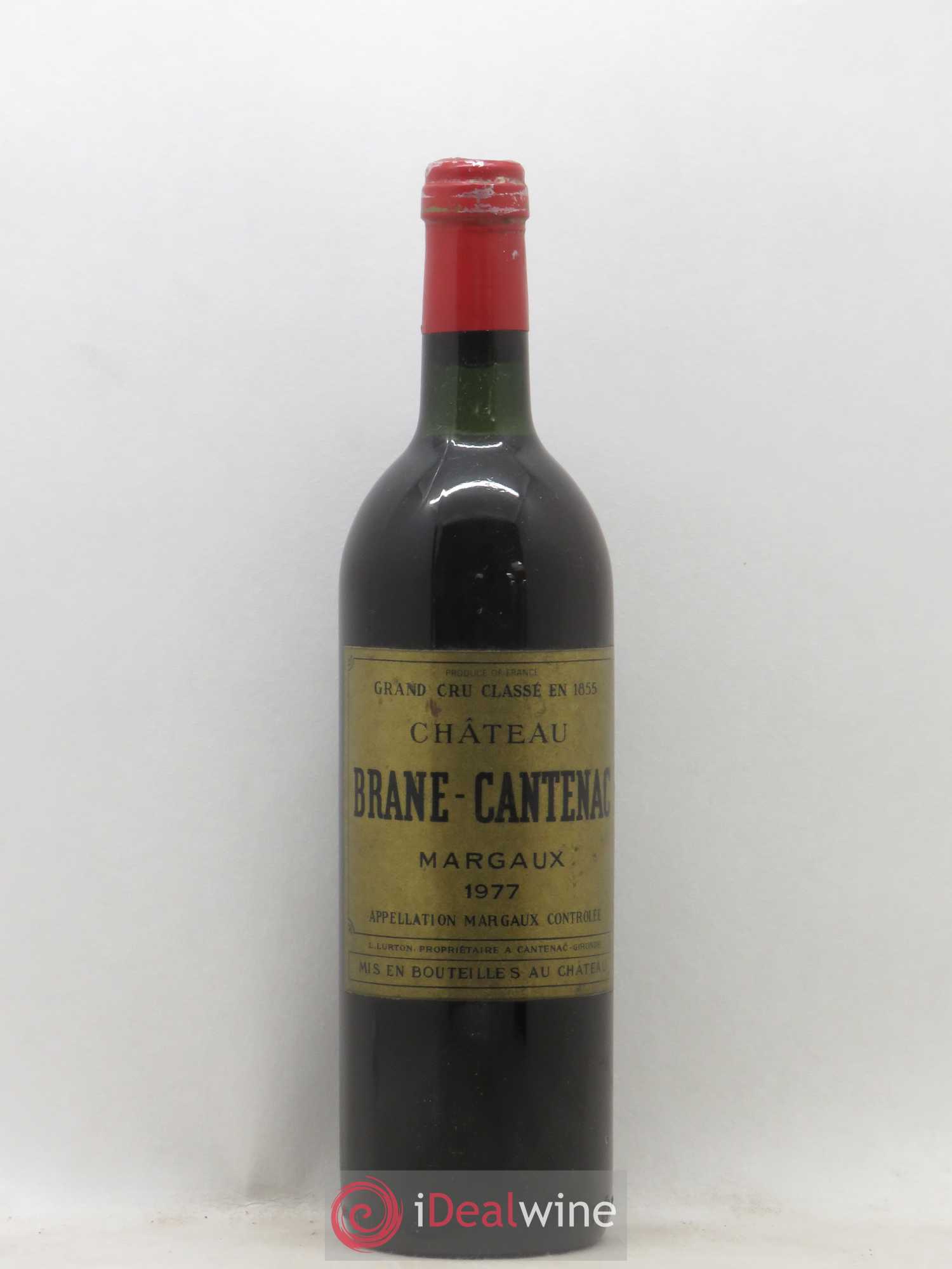 Château Brane Cantenac 2ème Grand Cru Classé 1977 - Lot de 1 bouteille - 0