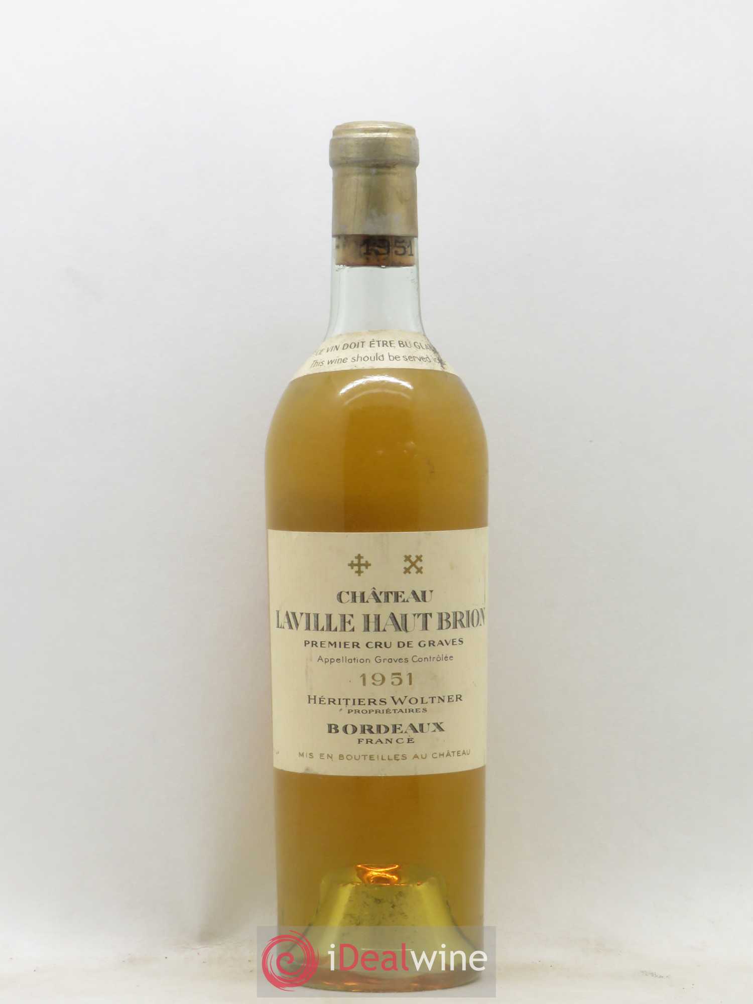 Château Laville Haut-Brion Cru Classé de Graves 1951 - Lot de 1 bouteille - 0