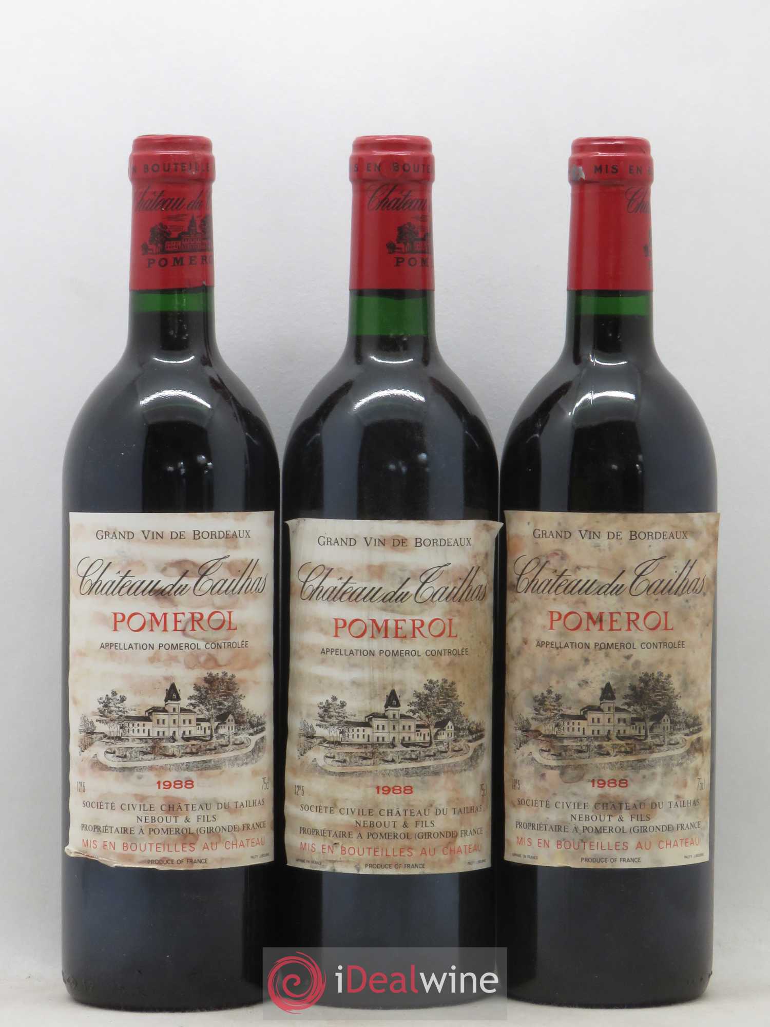 Château du Tailhas 1988 - Lot de 12 bouteilles - 3