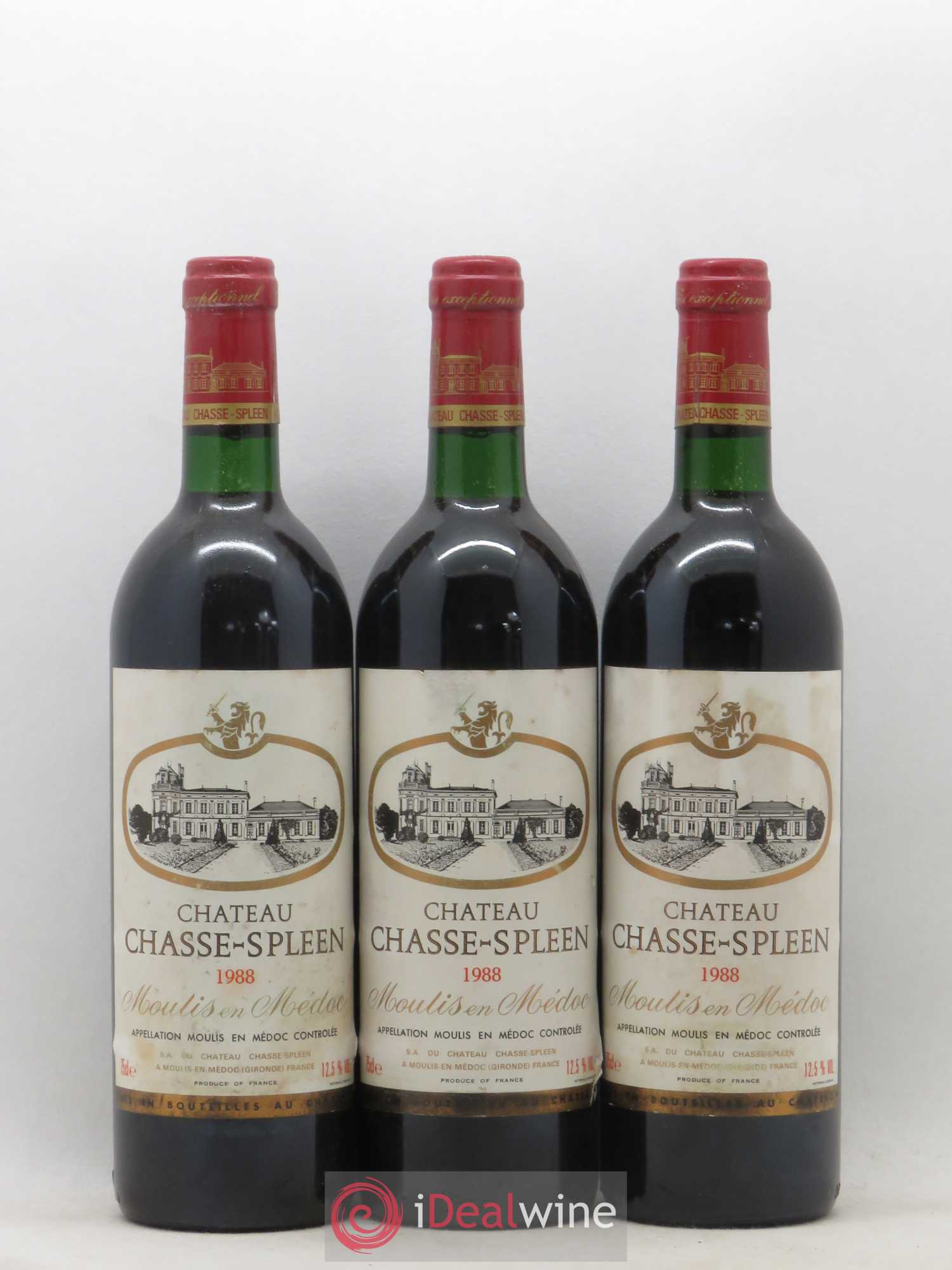 Château Chasse Spleen 1988 - Lot de 6 bouteilles - 2