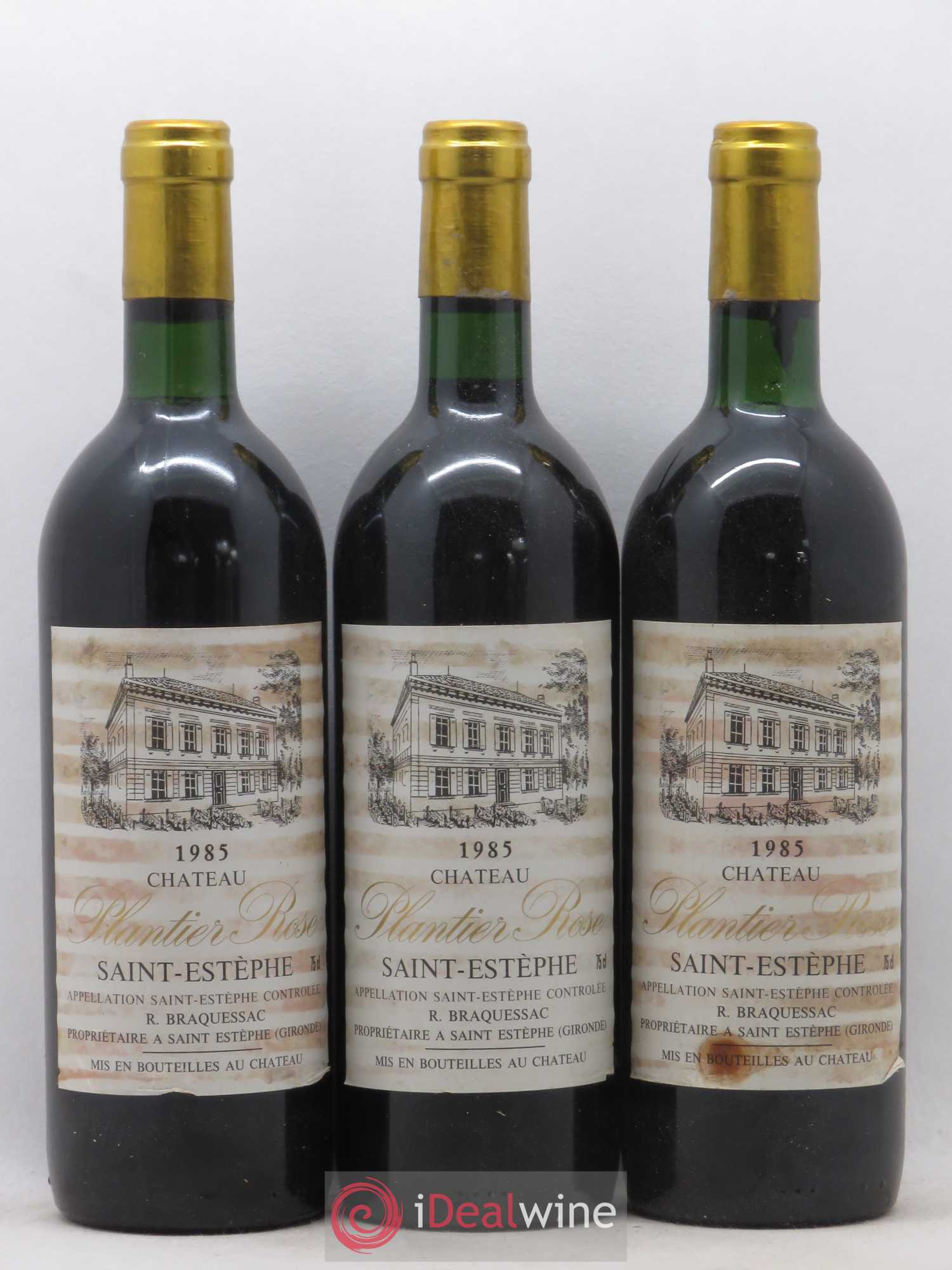 Saint-Estèphe Château Plantier Rose 1985 - Posten von 12 Flaschen - 3