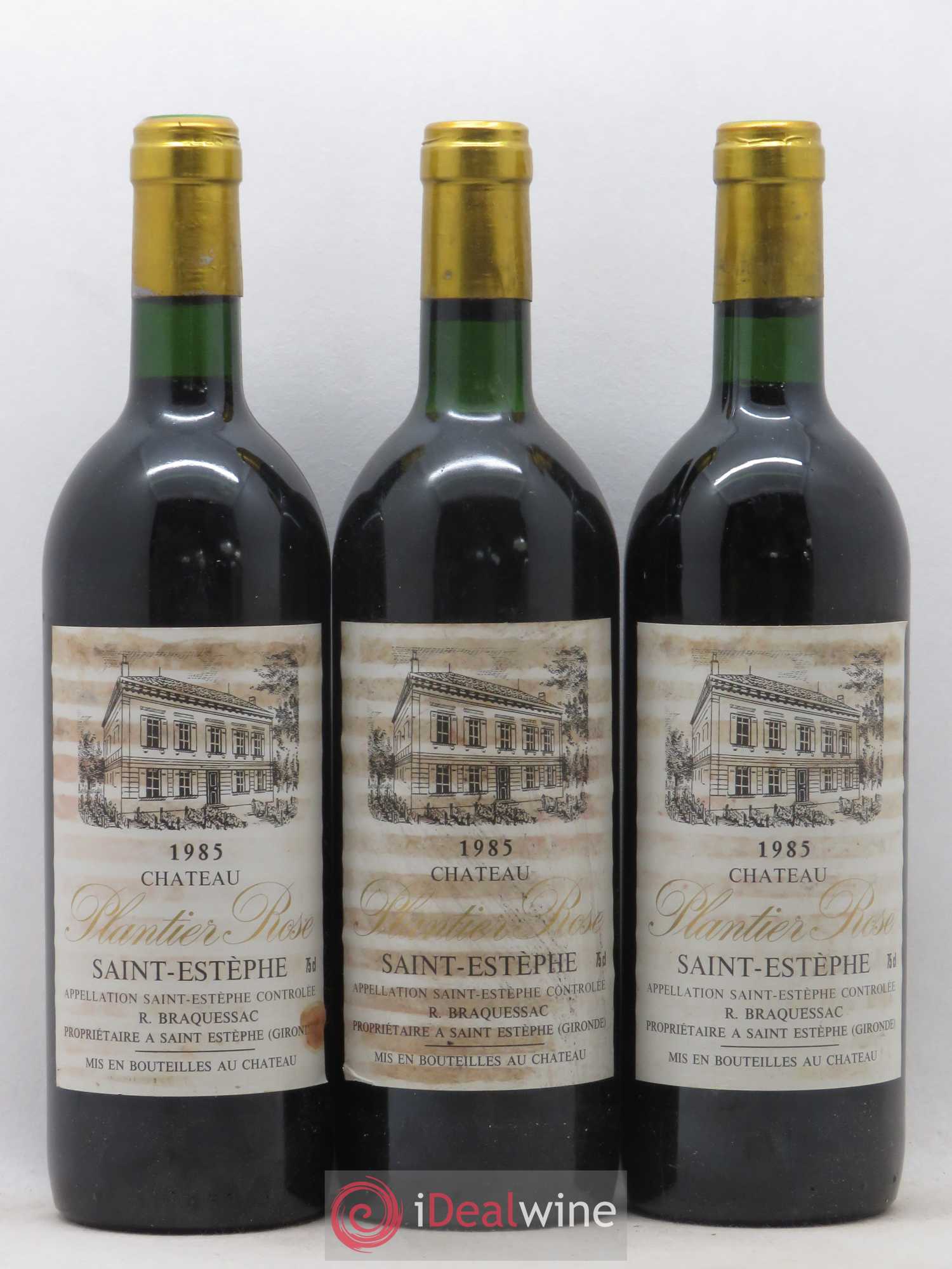 Saint-Estèphe Château Plantier Rose 1985 - Posten von 12 Flaschen - 4