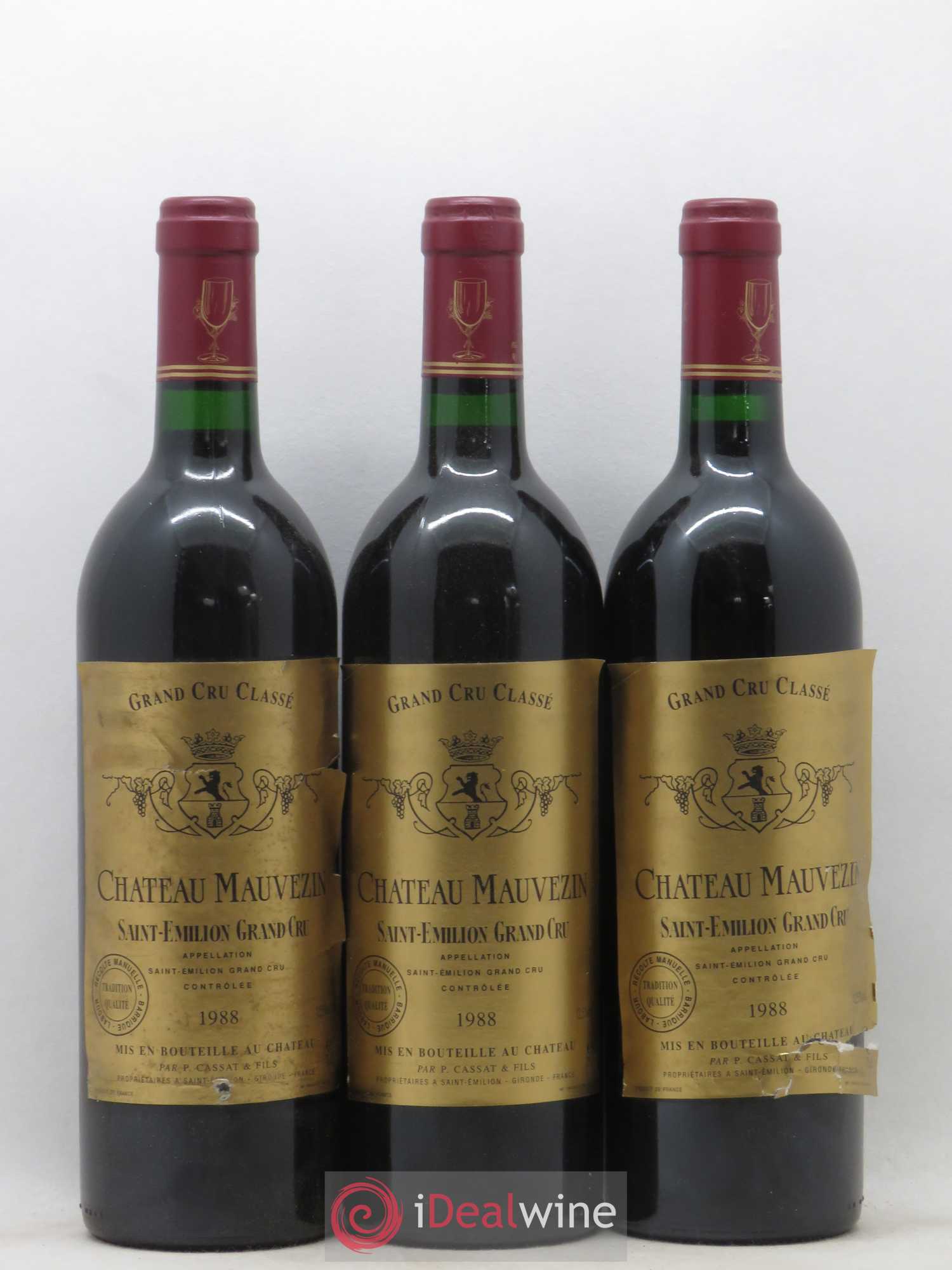 Château Mauvezin 1988 - Lot de 12 bouteilles - 2