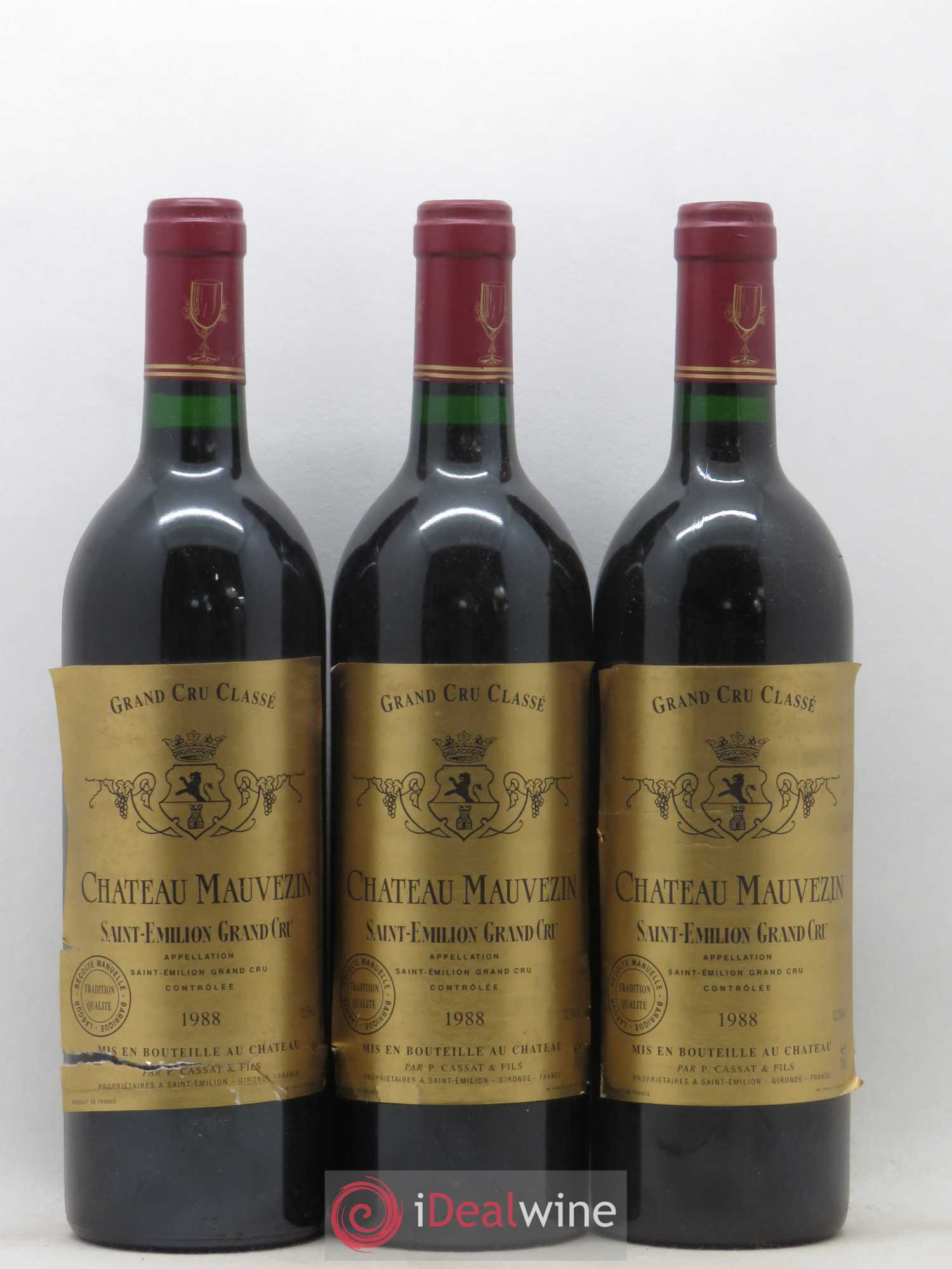 Château Mauvezin 1988 - Lot de 12 bouteilles - 3