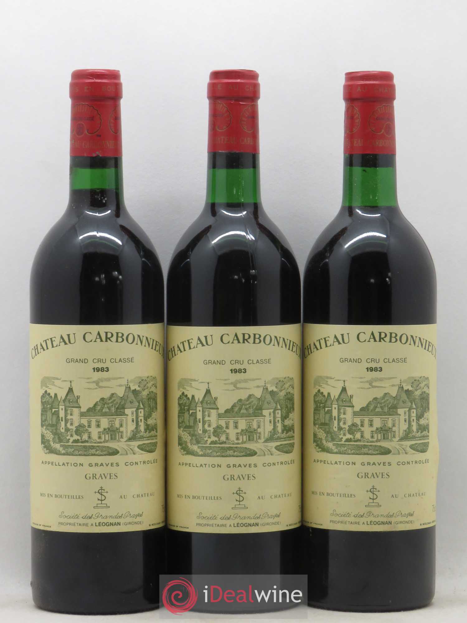 Château Carbonnieux Cru Classé de Graves 1983 - Lot de 12 bouteilles - 2