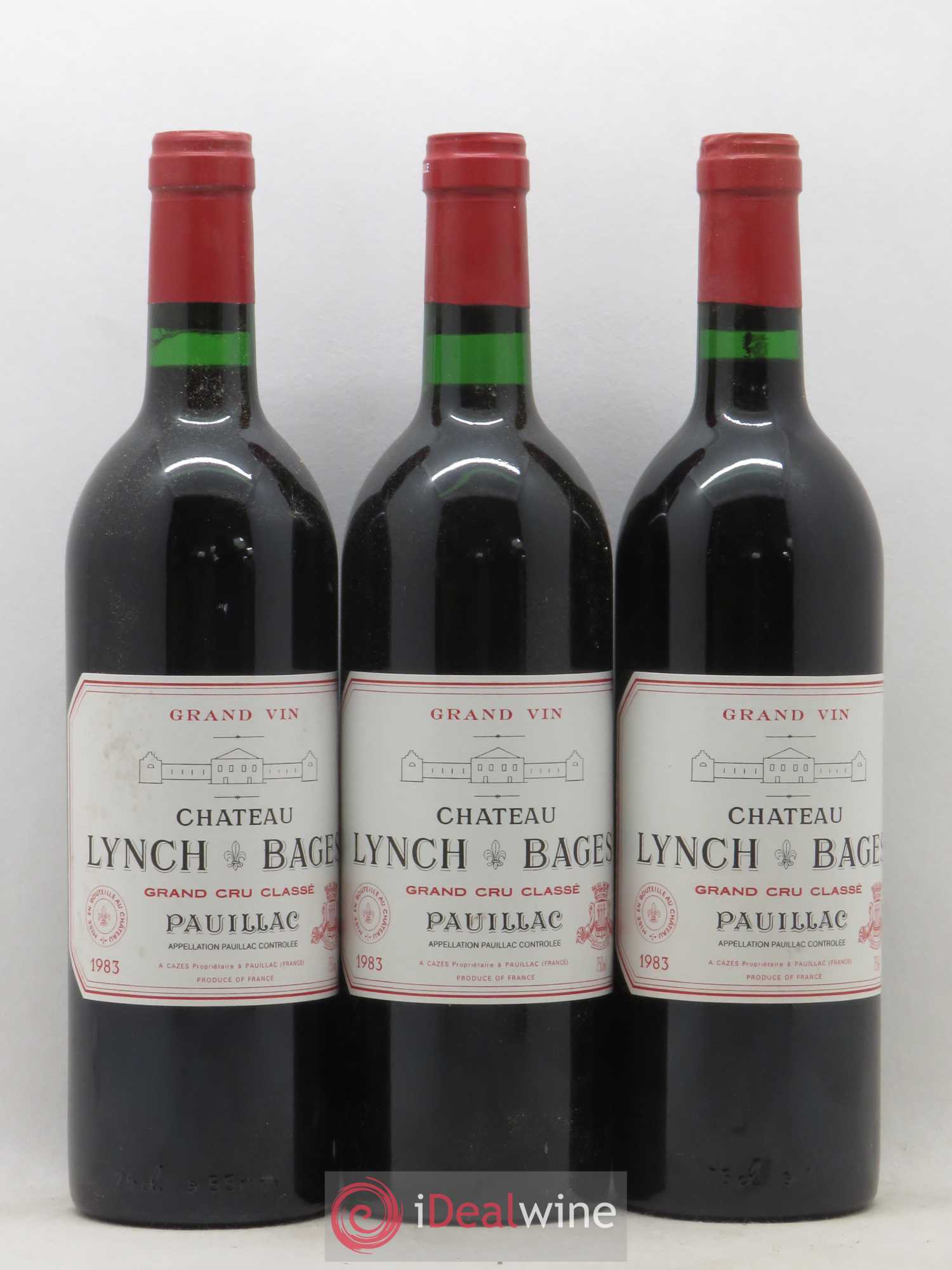 Château Lynch Bages 5ème Grand Cru Classé 1983 - Lot de 6 bouteilles - 1