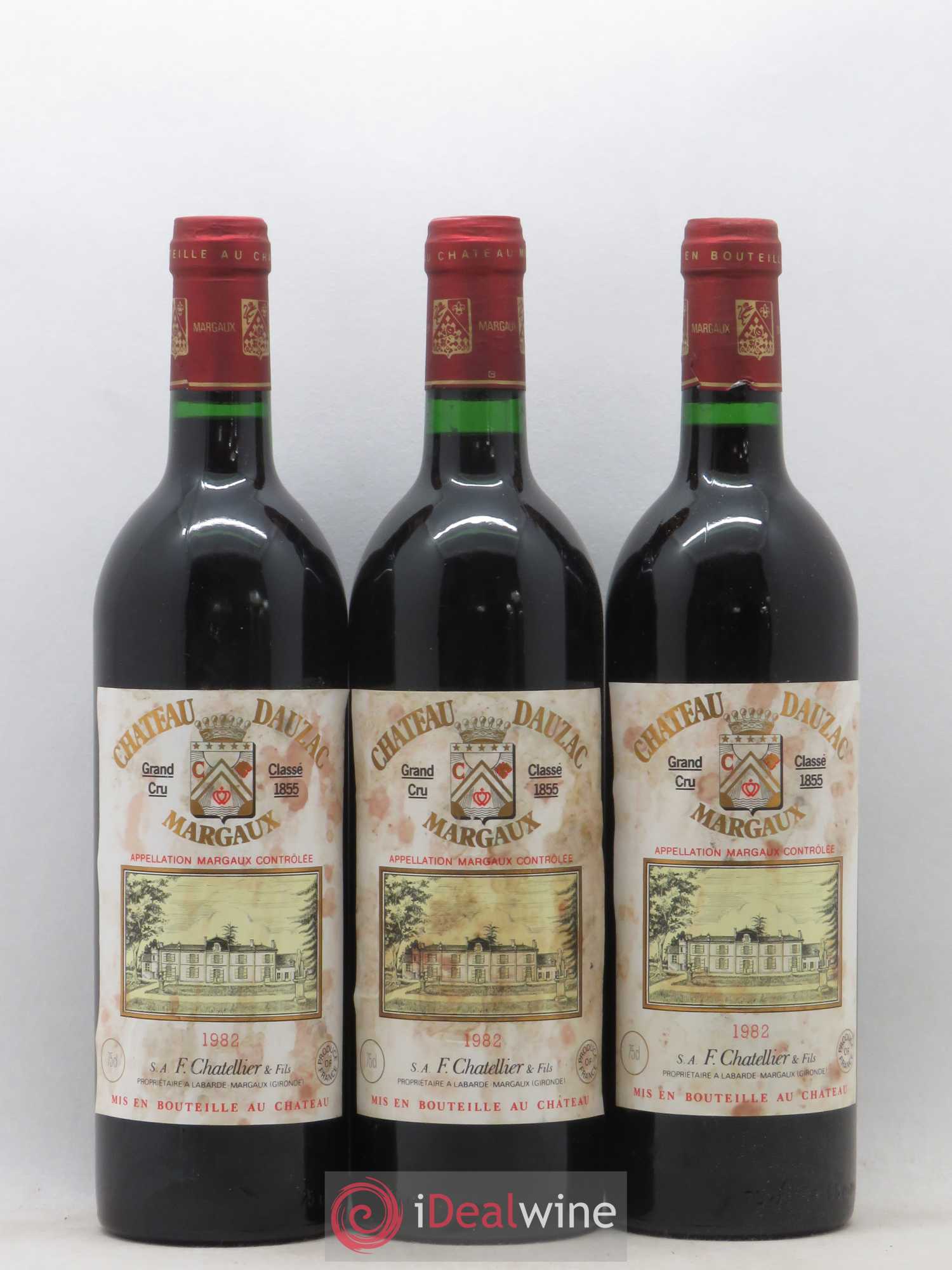Château Dauzac 5ème Grand Cru Classé 1982 - Lot de 6 bouteilles - 1