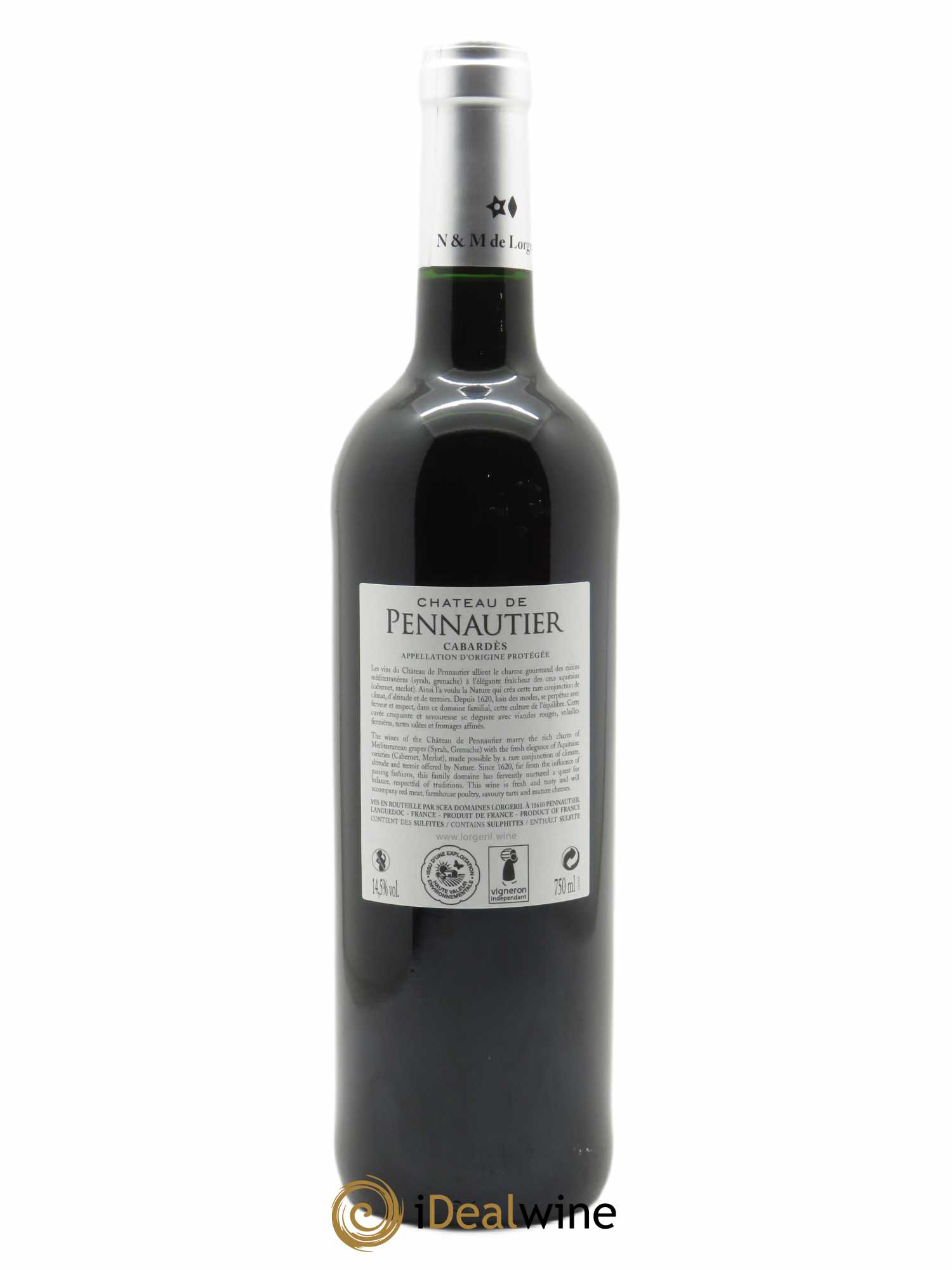 Cabardès Château de Pennautier Classique Maison Lorgeril 2019 - Lot of 1 bottle - 1