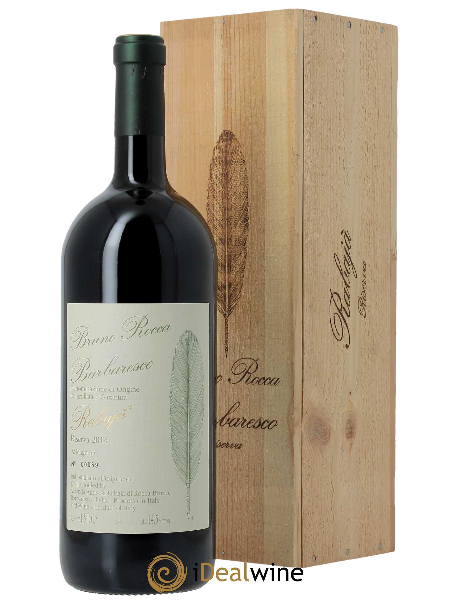 Barbaresco DOCG Rabajà Riserva Bruno Rocca 2014 - Lot of 1 magnum - 0