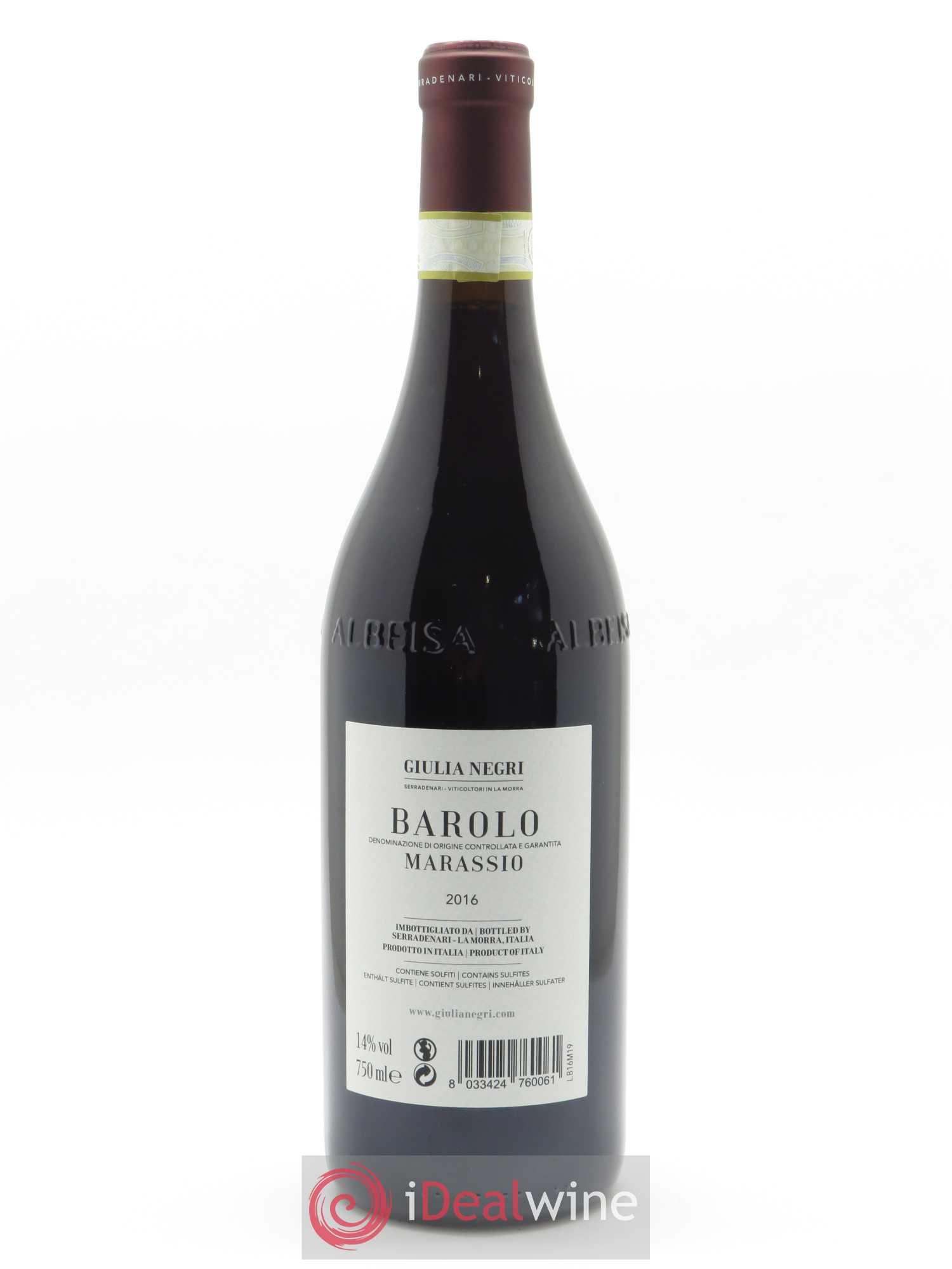 Barolo DOCG Barolo Marassio Giulia Negri 2016 - Lot de 1 bouteille - 1